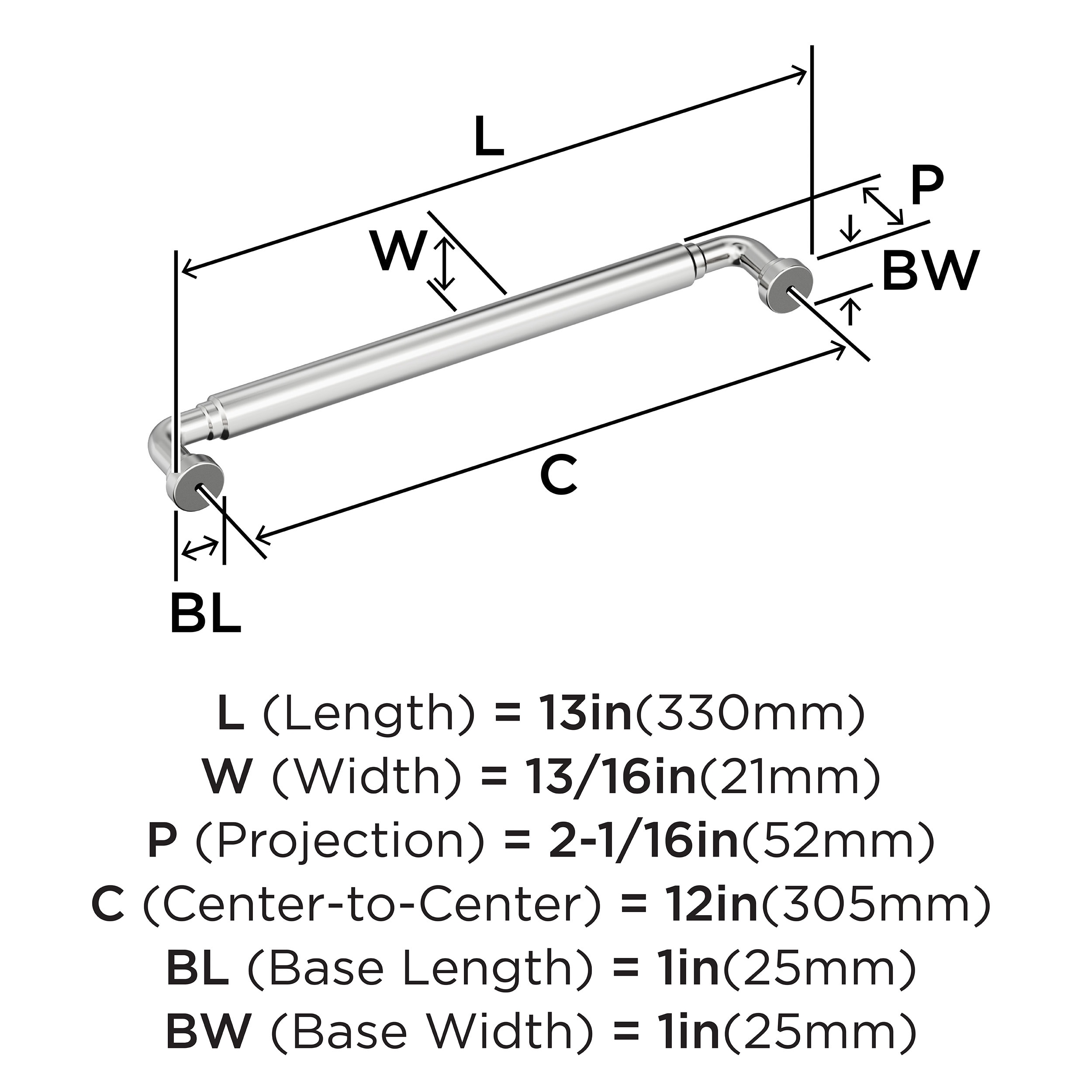 Amerock BP3766926 Cabinet-Pulls - View #4