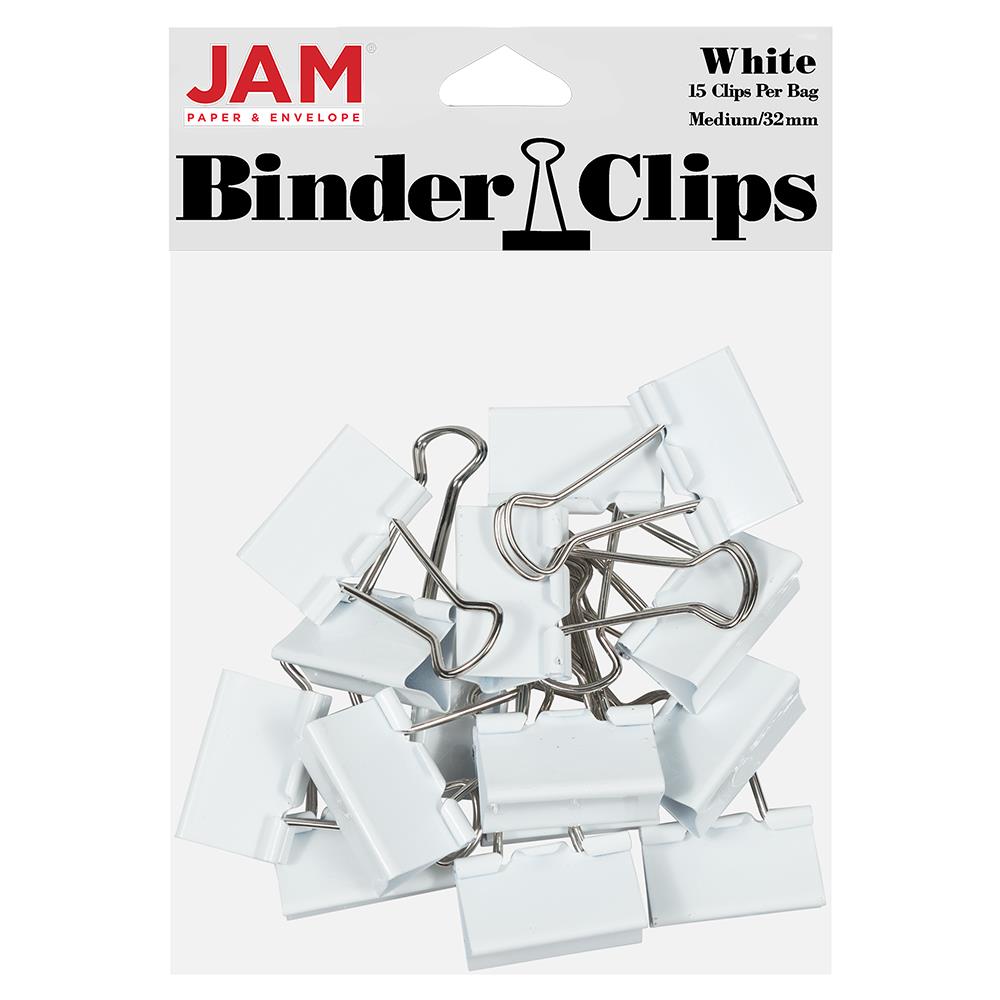 Silver Large Binder Clips Jumbo Metal Clamps 19 Pieces - Swedemom