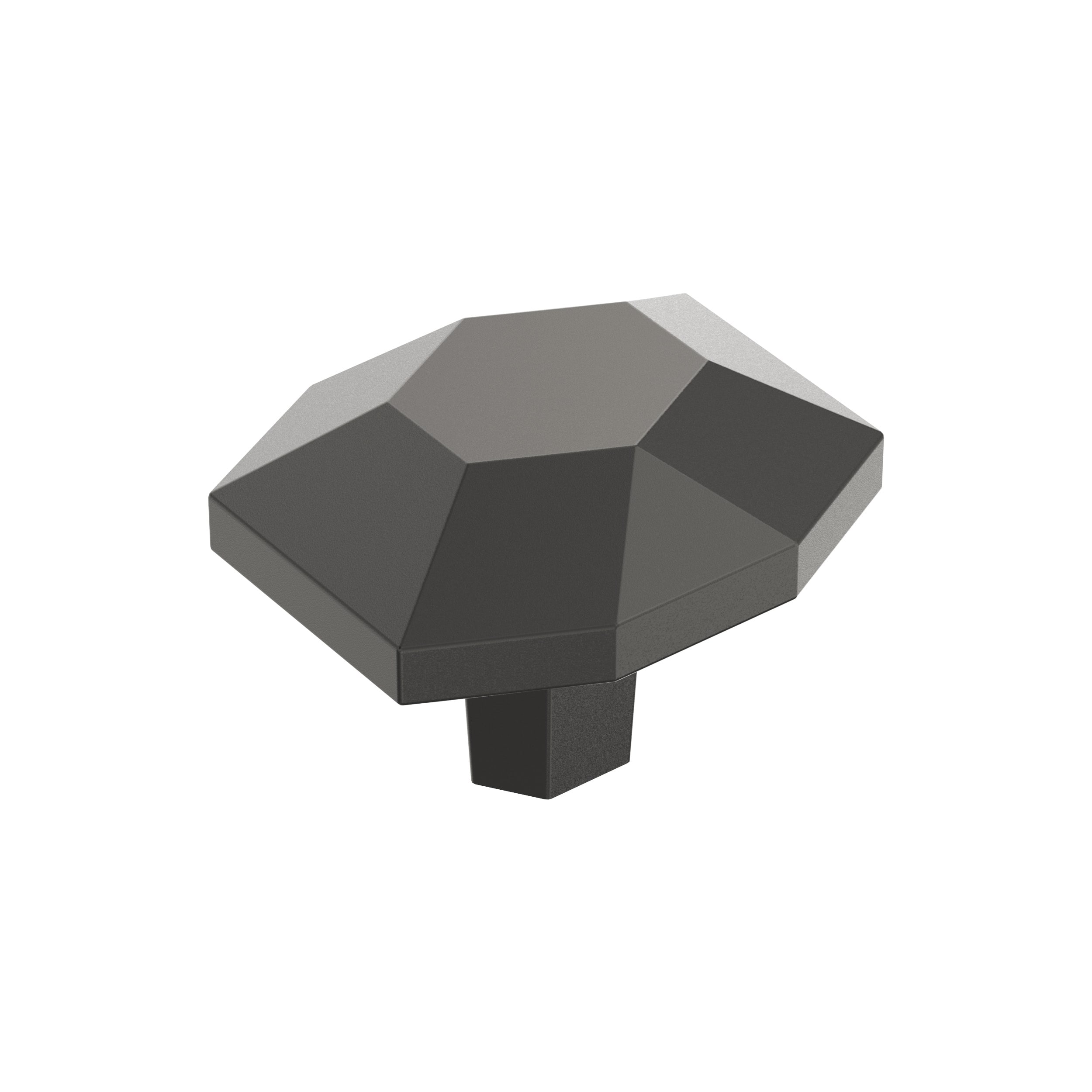Amerock BP36641BBR St. Vincent 1-5/8-in Black Bronze Geometric Contemporary Cabinet Knob