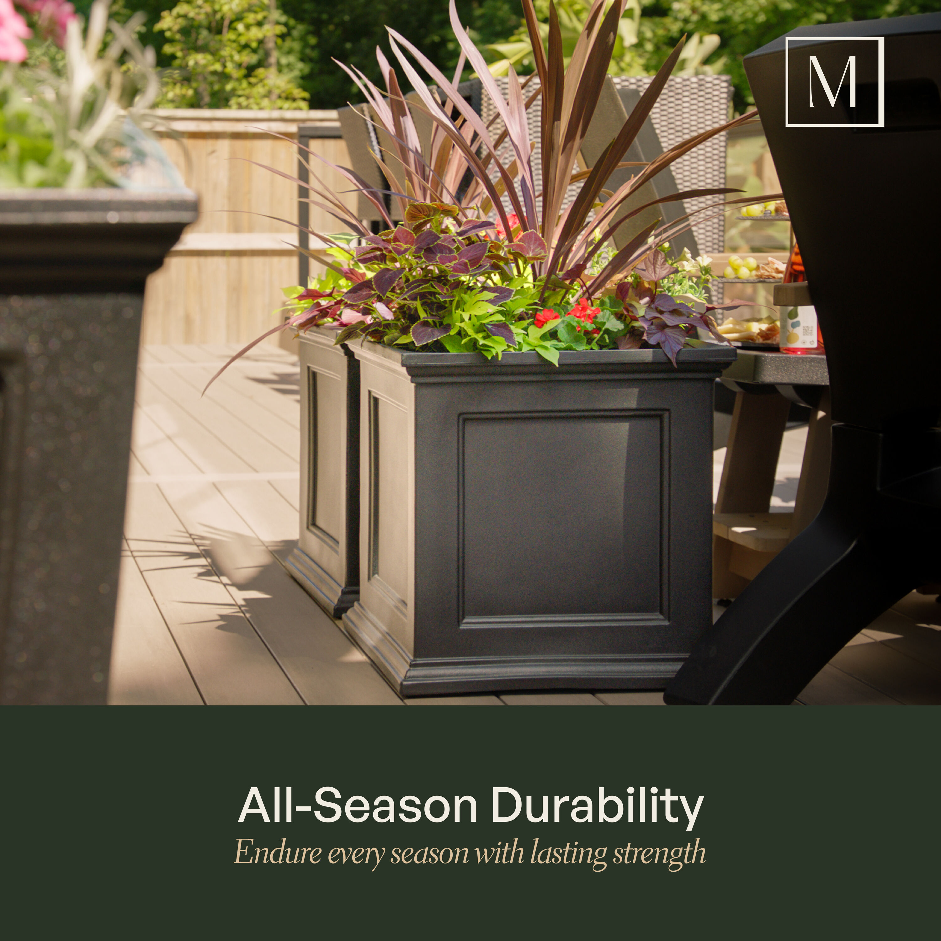 Mayne 5825-W Planter-Window-Box - View #4