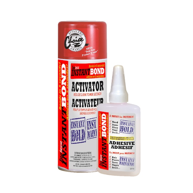 InstantBond 4-oz Liquid Super Glue - Quick Dry, Waterproof, Heavy