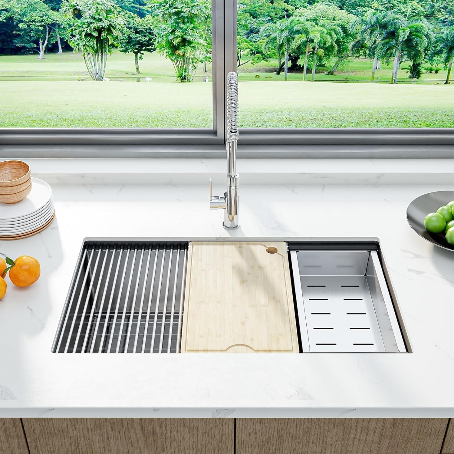 Qeetex LHF-SC-QPVP09010 Laundry-Tubs-Utility-Sinks - View #7