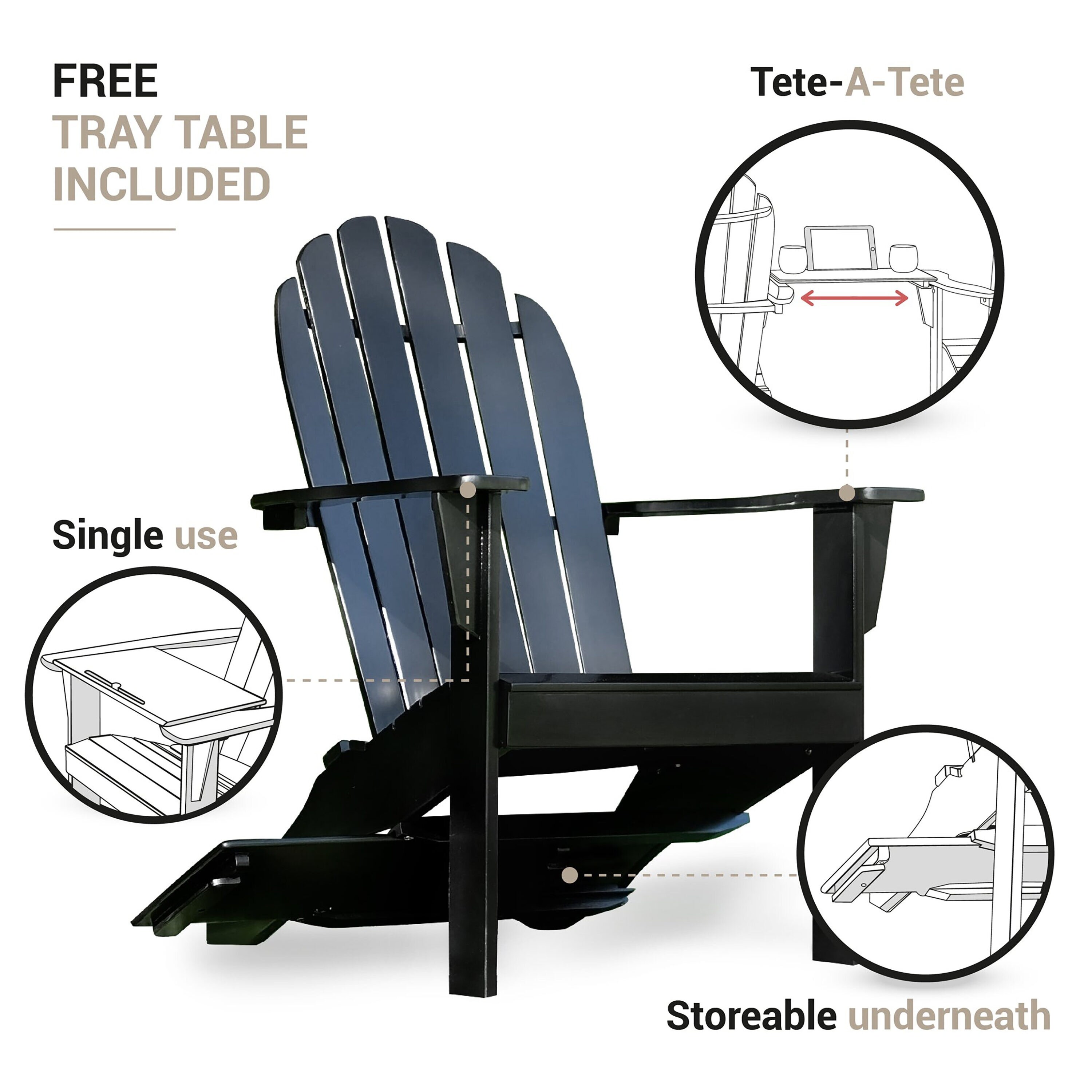Cambridge Casual 712252-HW-BK-XX-XX Patio-Chairs - View #5
