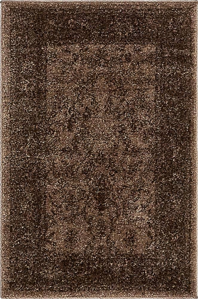 Unique Loom 3137282 Floral La Jolla 2 x 3 (ft) Loomed Polypropylene Light Brown/Dark Brown Rectangular Indoor Floral/Botanical Area rug