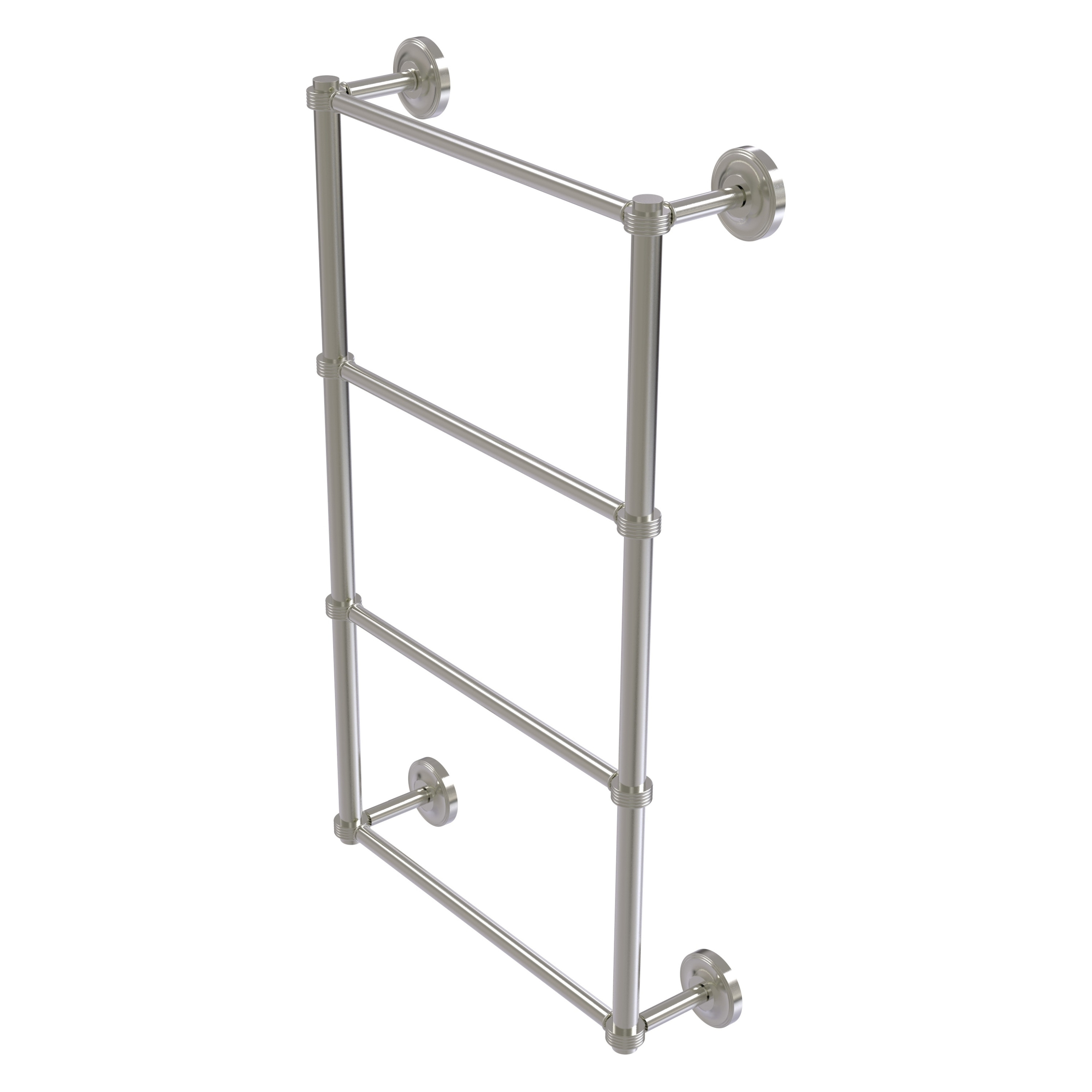 Allied Brass PR-28G-30-SN Prestige Regal 30-in double Satin Nickel Wall mount 4-tier Towel Bar