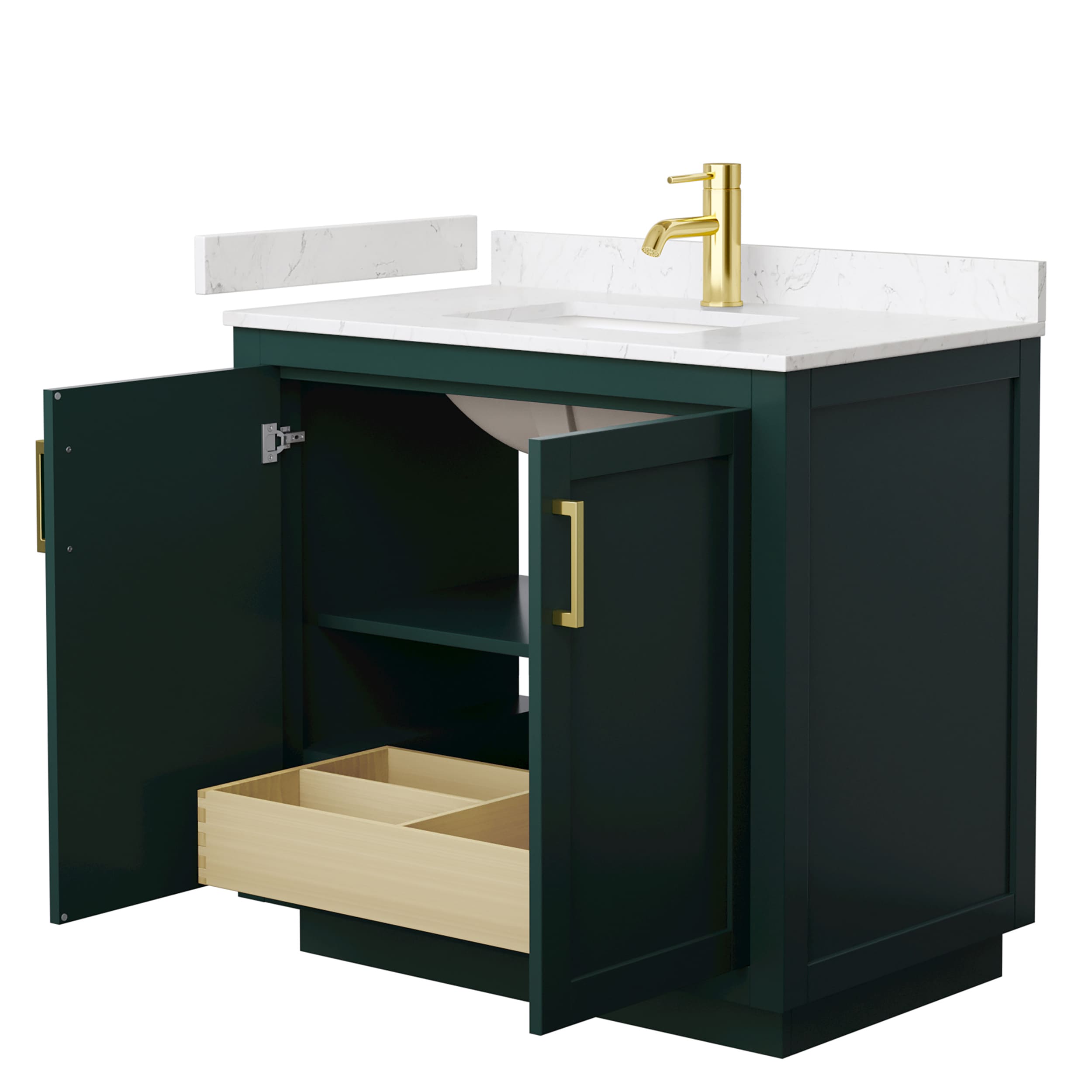 Wyndham Collection WCF292936SGDC2UNSMXX Bath-Vanity-Combo - View #3