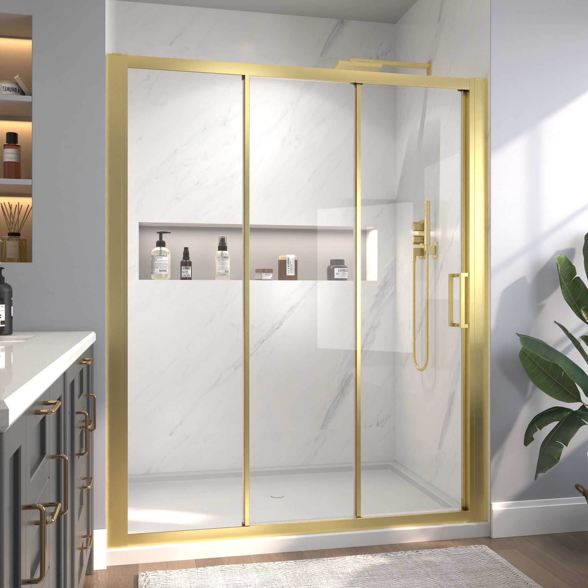 AAZJ BG-BL-6036-M Shower-Doors - View #2