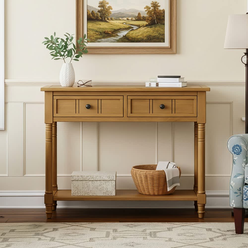 Coolbibila MAYA-CONSOLE-NATURAL Console-Sofa-Tables - View #2
