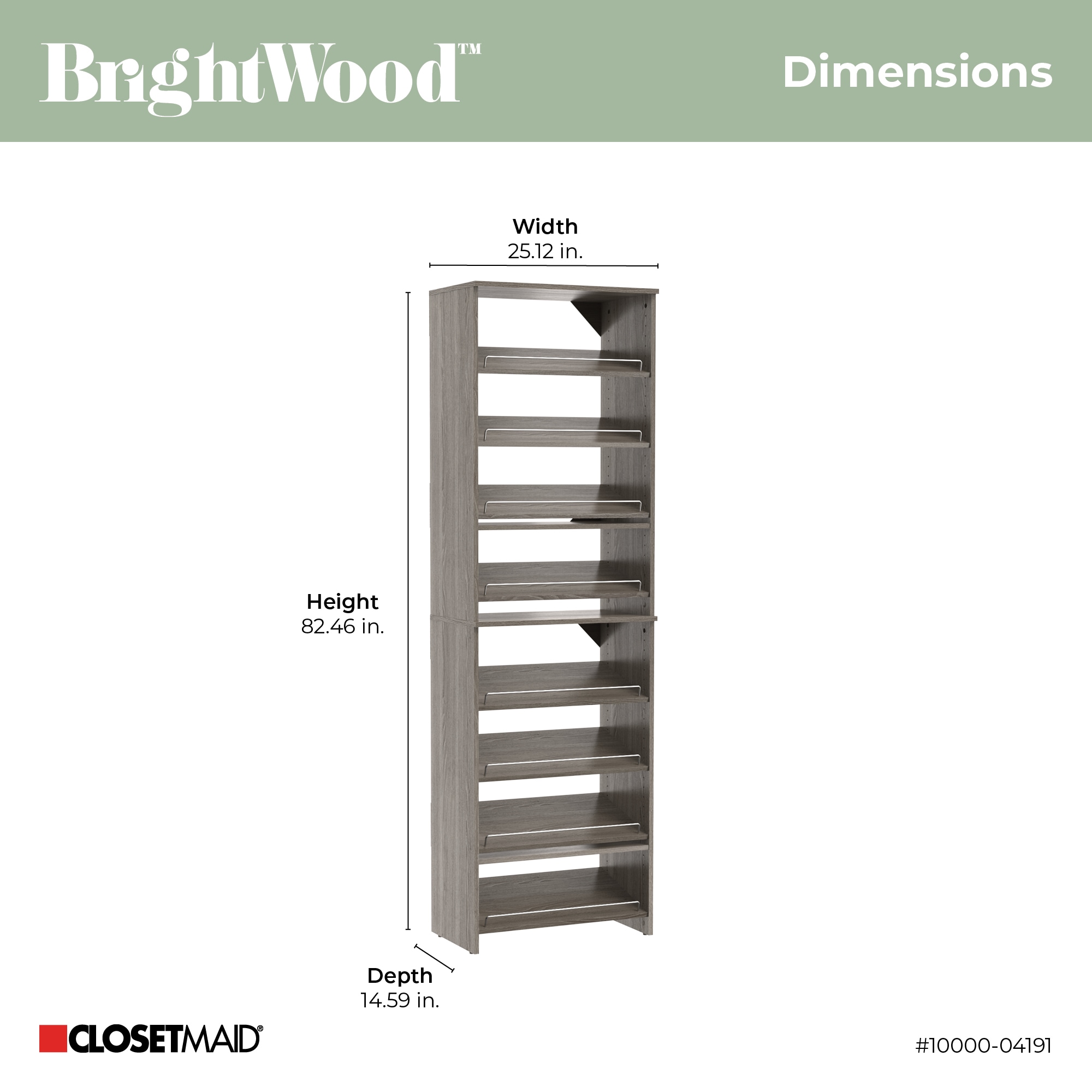 ClosetMaid 10000-04191 Wood-Closet-Accessories - View #4