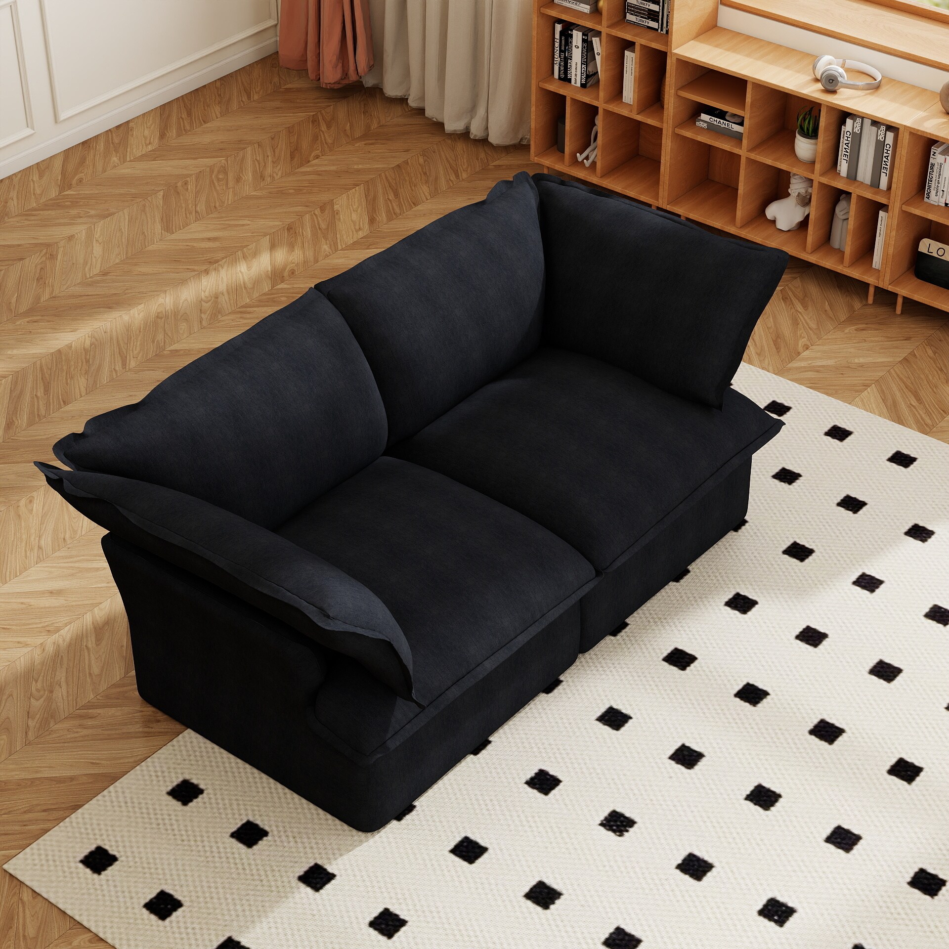 BuotiqHom DH-S2-120BK Sofas-Loveseats - View #2