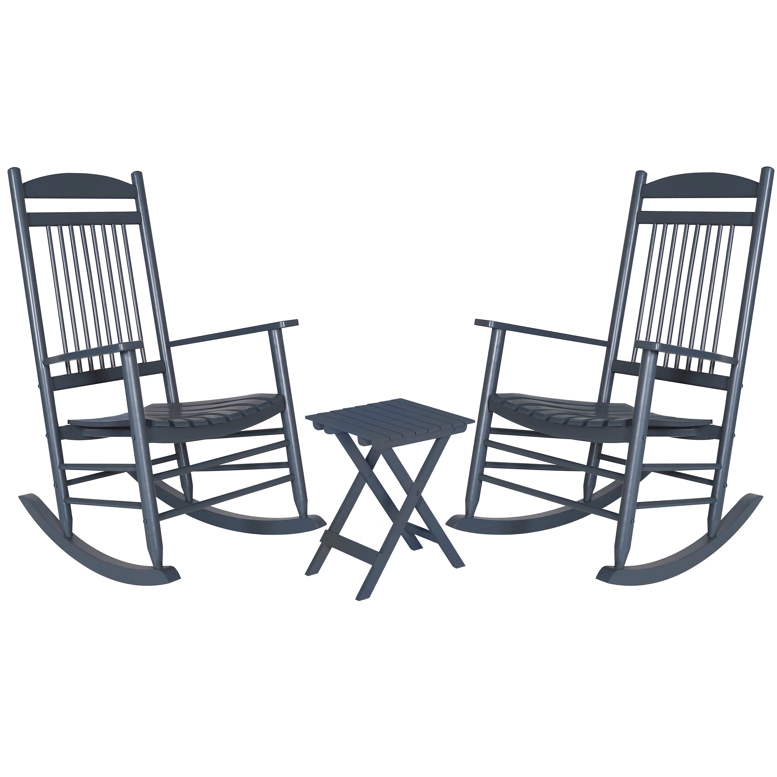 VEIKOUS PG0207-HDPE-BK-22 2 -Piece Patio Conversation Set