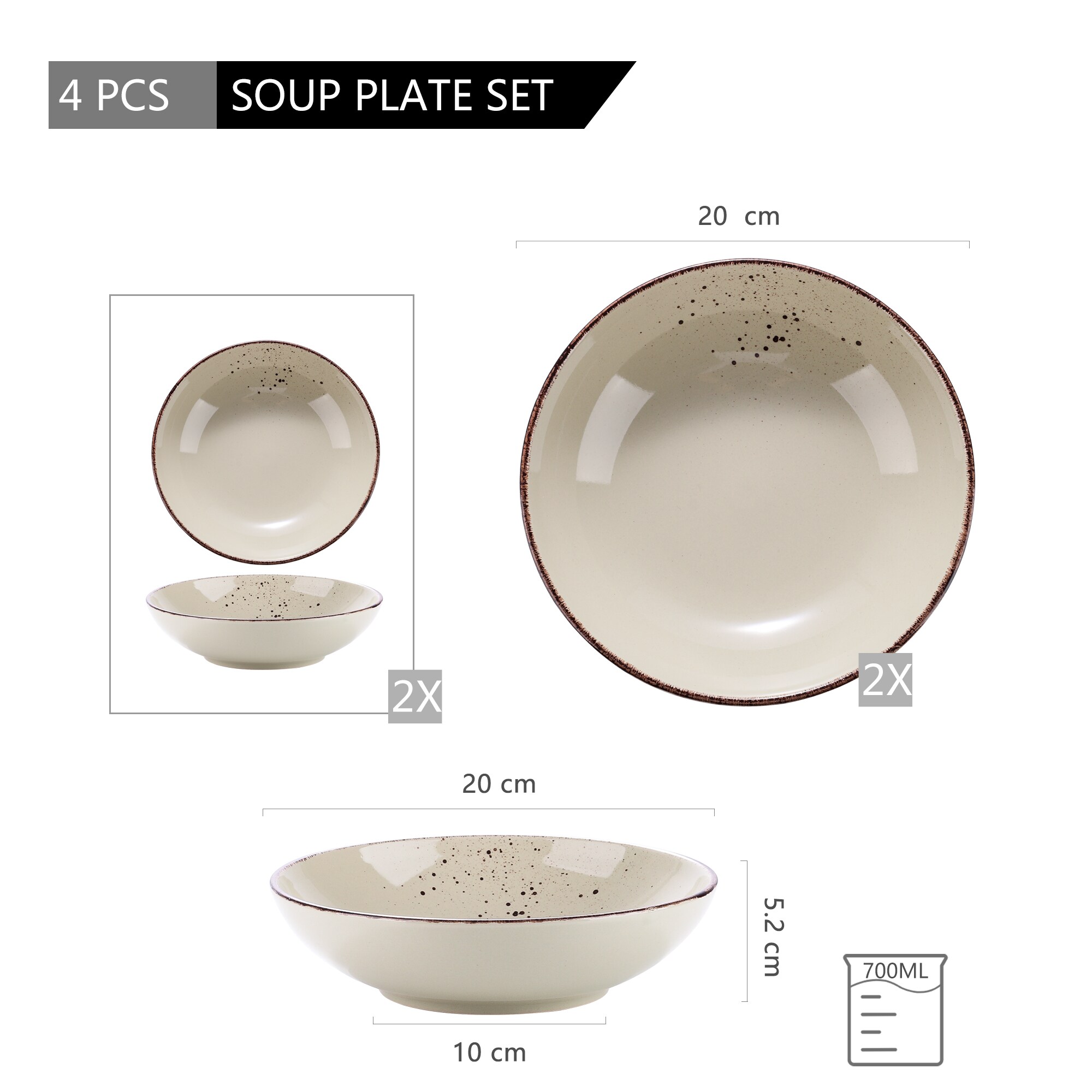 CASAINC VC-NAVIA-12-STP dinnerware - View #7
