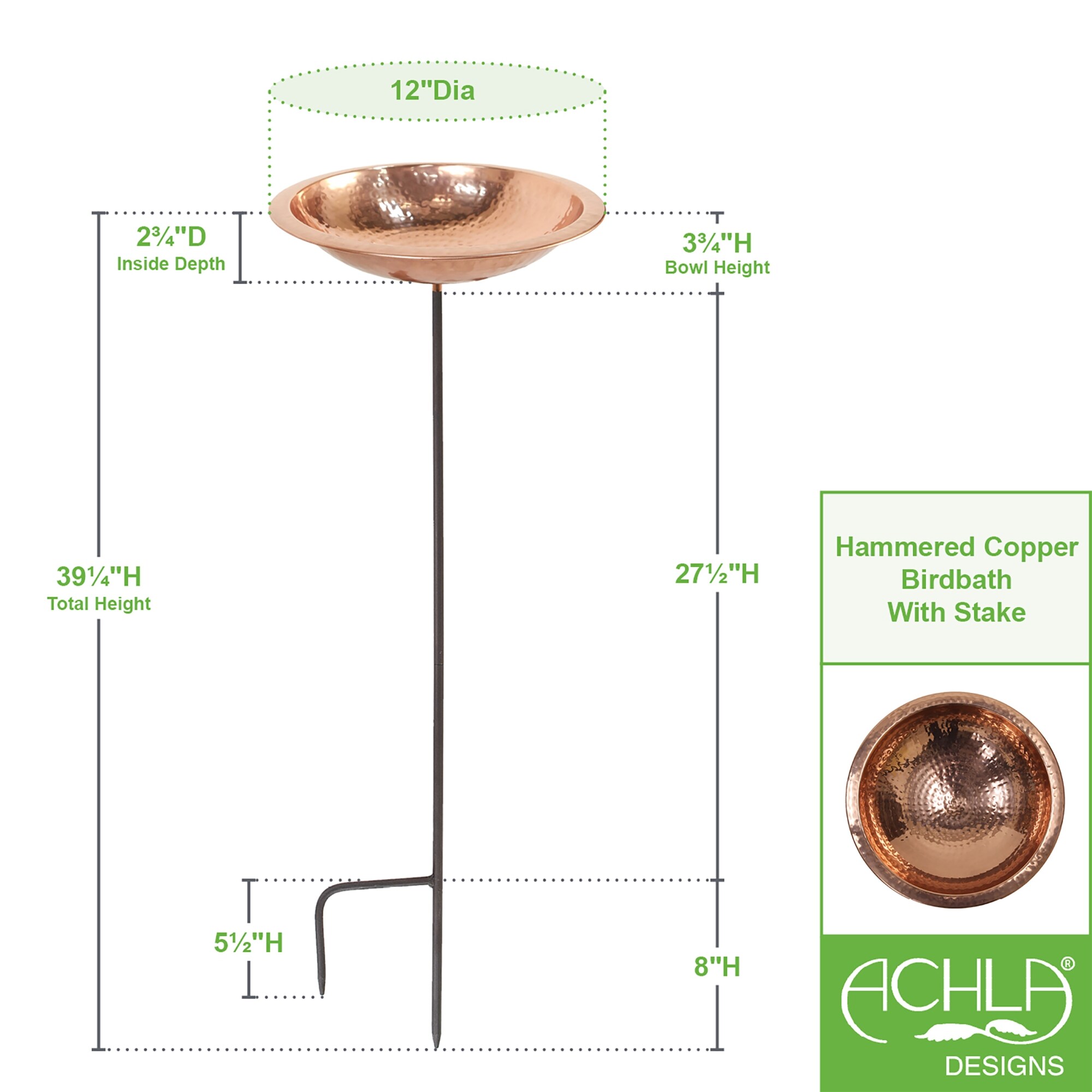 ACHLA Designs 201-3015 birdbaths - View #2