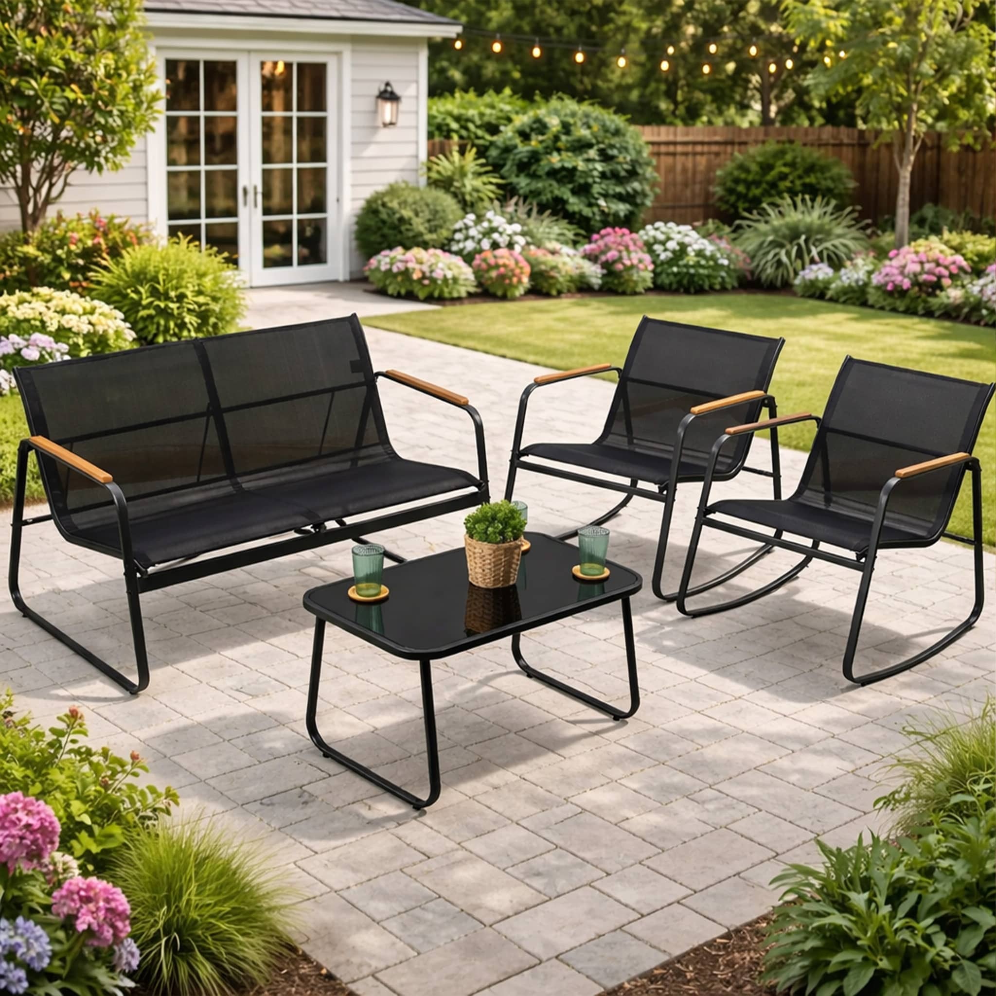 Kozyard KZFR607BLK Patio-Conversation-Sets - View #2