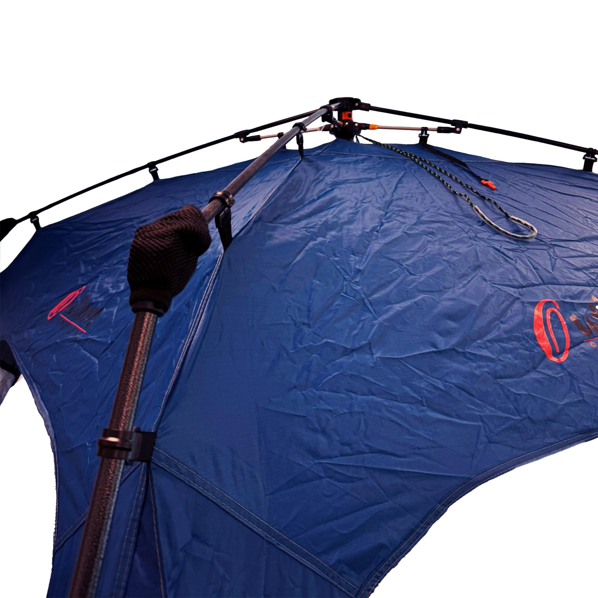 Blue Polyester Pop-Up Canopy Tent with Fiberglass Poles
