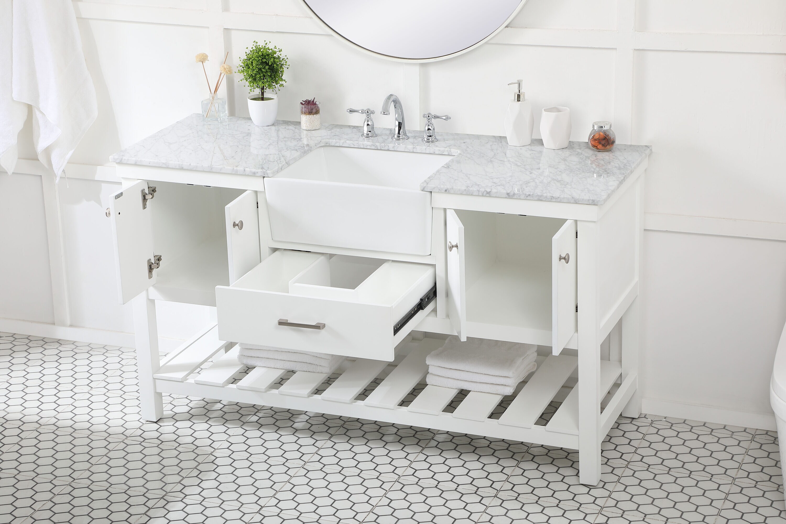 Elegant Decor HF180480WH Bath-Vanity-Combo - View #4