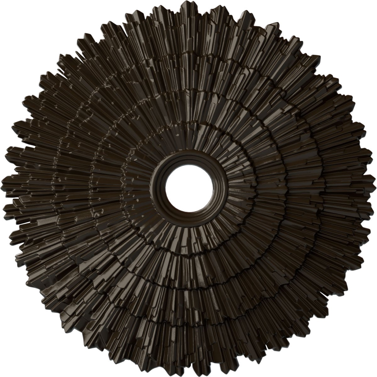 Ekena Millwork CM24ENSHF Eryn 24.75-in W x 24.75-in L Painted Stone Hearth Polyurethane Whole Ceiling Medallion