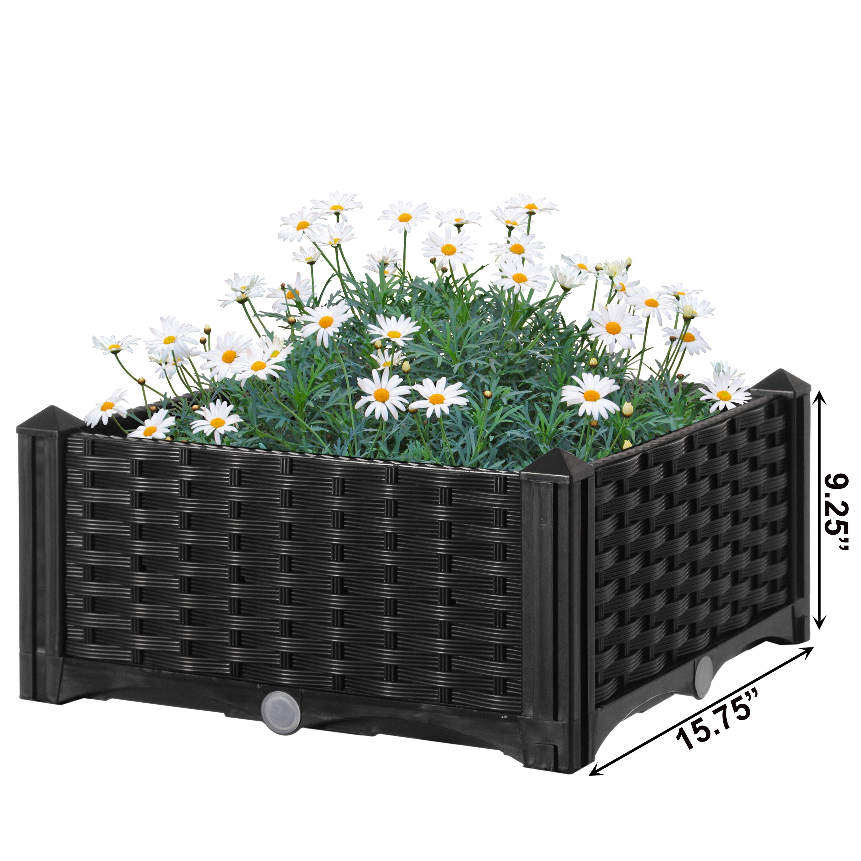 Gardenised QI003892.NL.4 Raised-Planter-Boxes - View #5