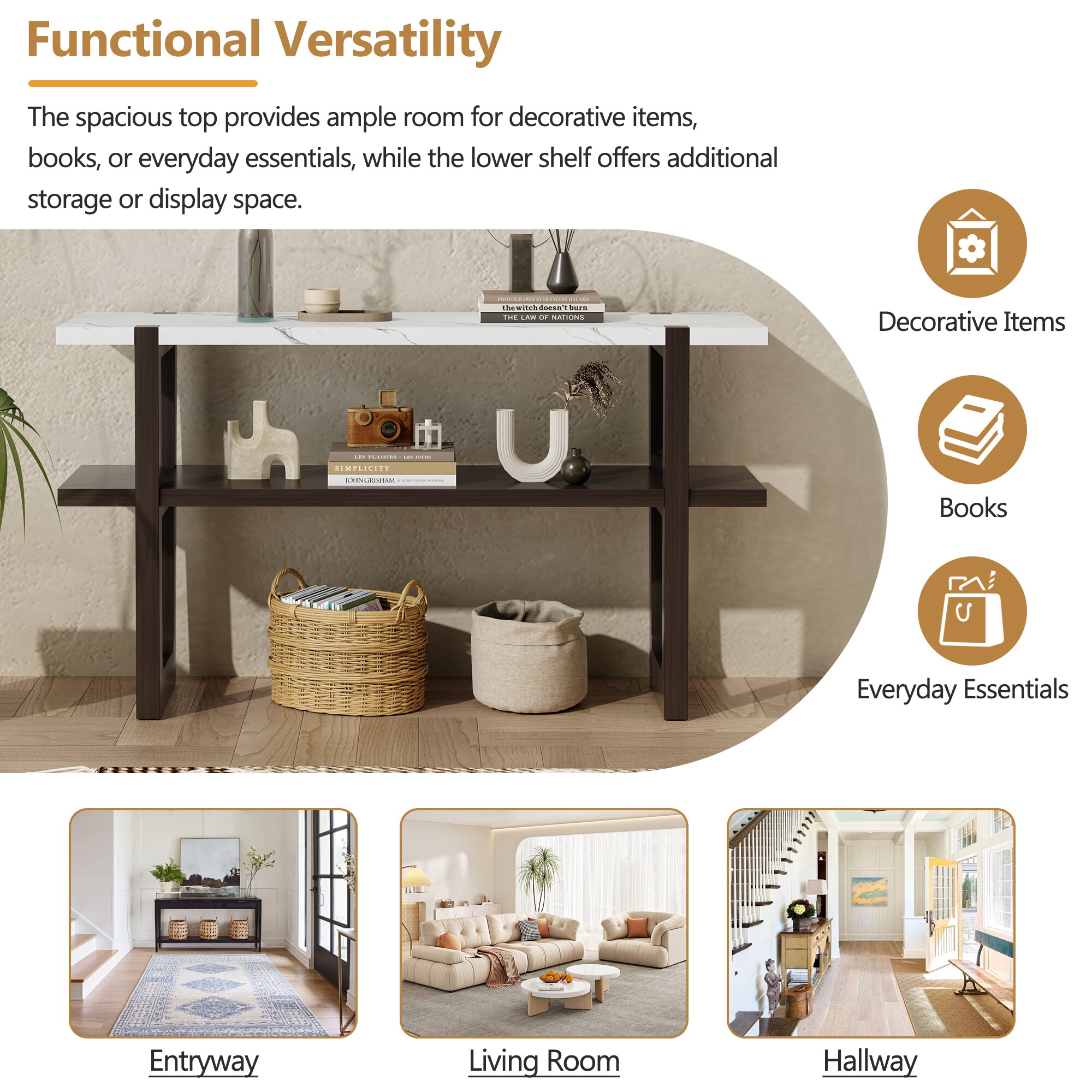 SINOFURN SYA330166BN Console-Sofa-Tables - View #9