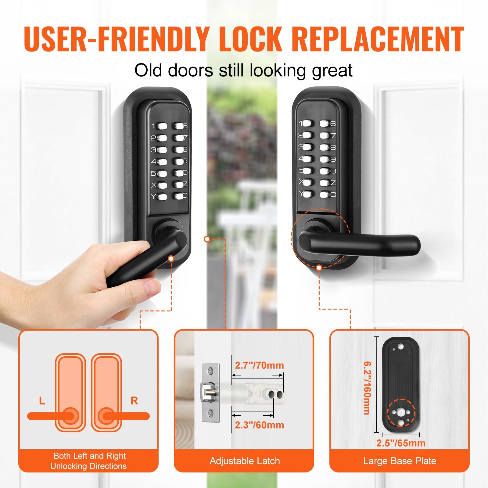 Mecale YAS-98YYU7 Electronic-Door-Locks - View #5