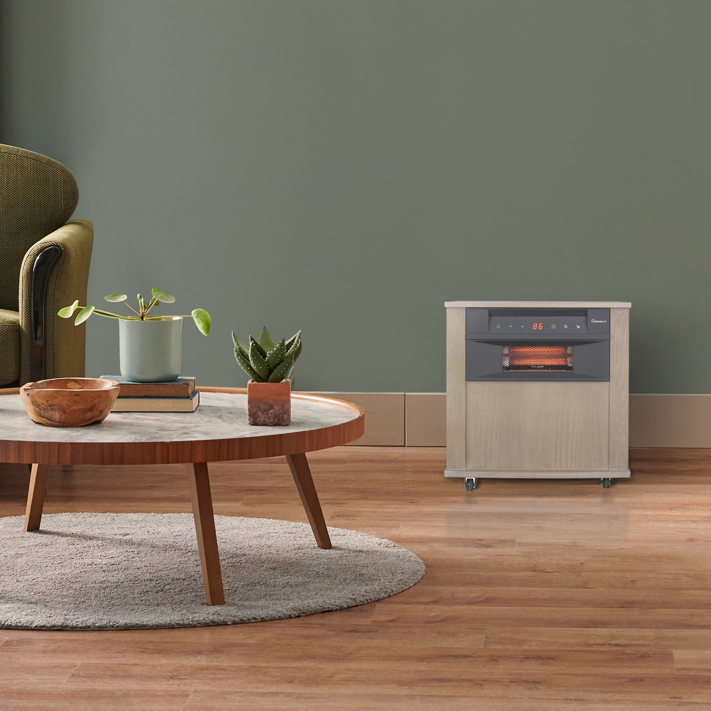 VisionAir 1VAHQ18WG Portable-Electric-Heat - View #2