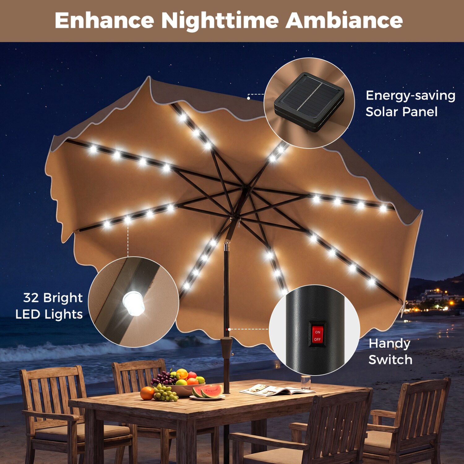 Slickblue D-CO-FC80231PN Umbrellas-2 - View #4