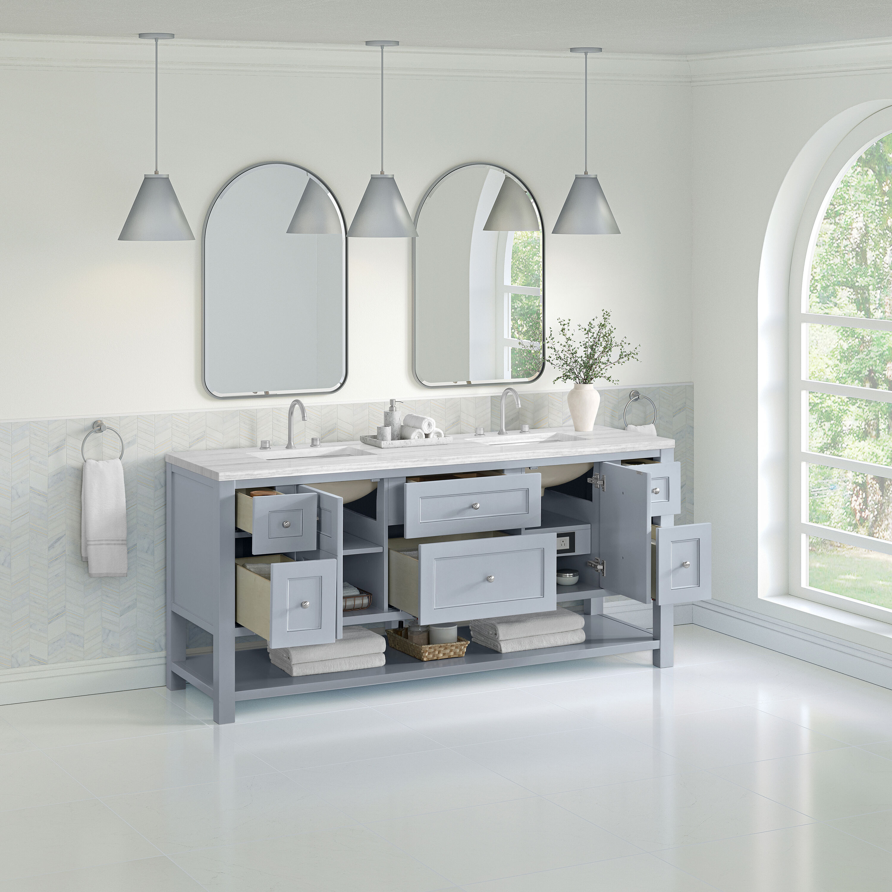 James Martin Vanities 330-V72-SRB-3AF Bath-Vanity-Combo - View #5
