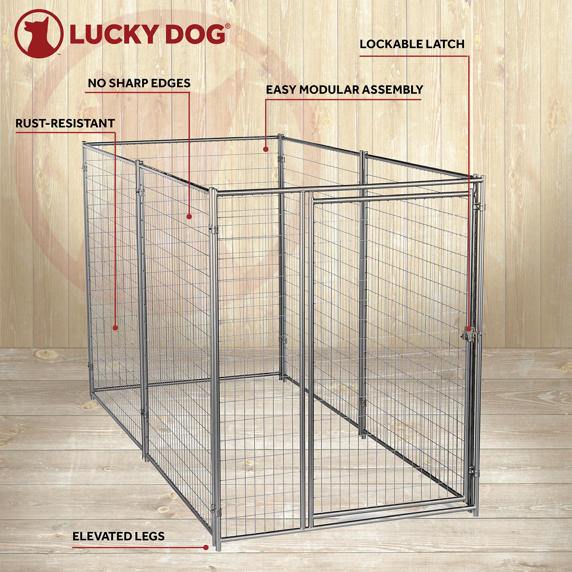 10 by 10 hot sale dog kennel lowes