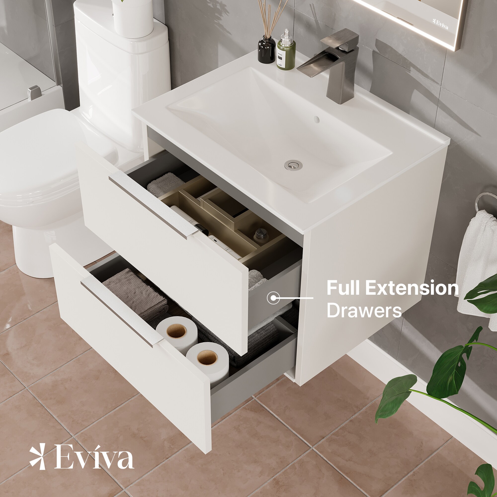 Eviva EVVN523-24WH Bath-Vanity-Combo - View #4
