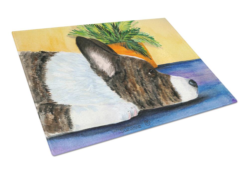 Caroline's Treasures SS8190LCB 11.25-in L x 15.75-in W Glass Cutting Board