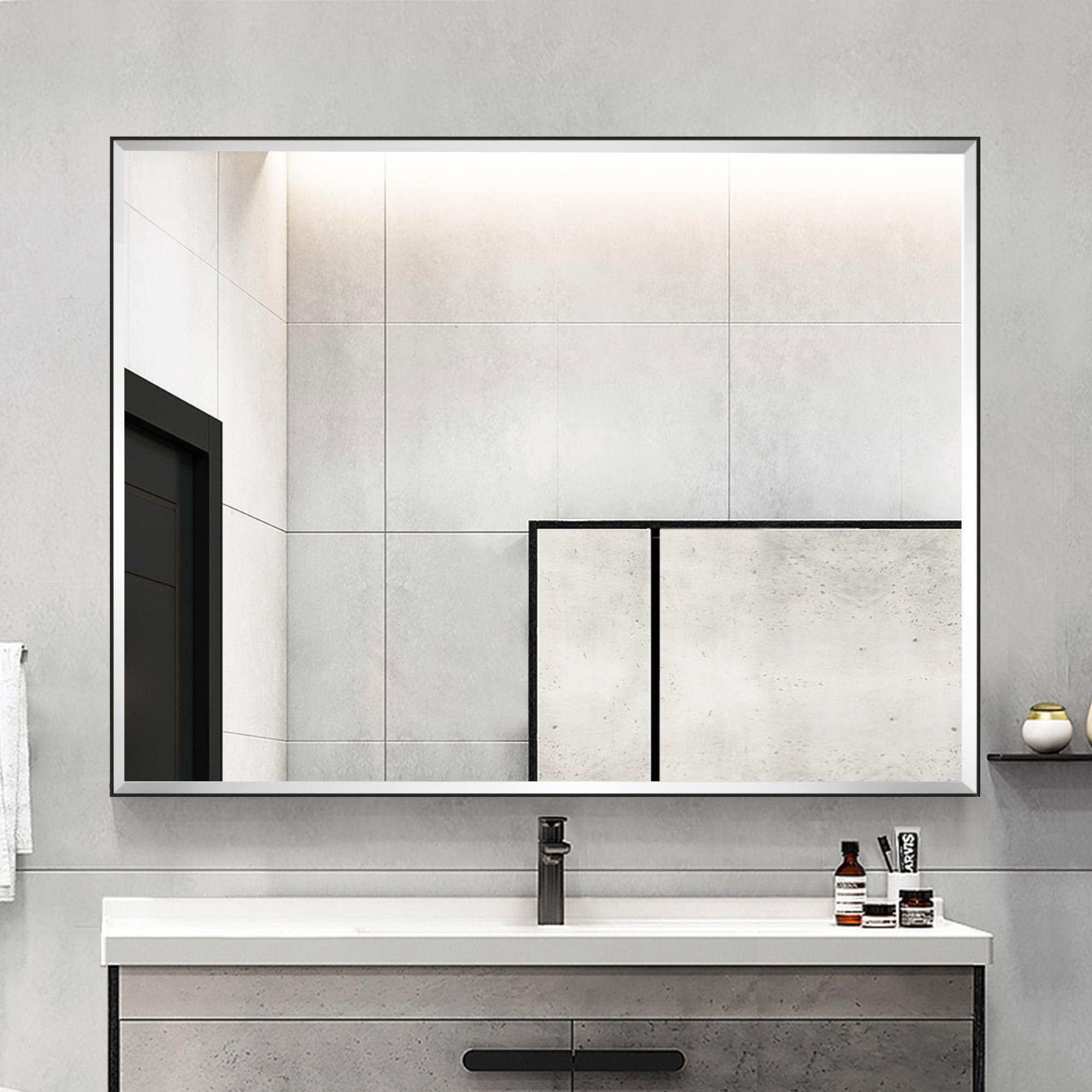 GETLEDEL MR-4615BK Framed-Bath-Mirrors - View #8