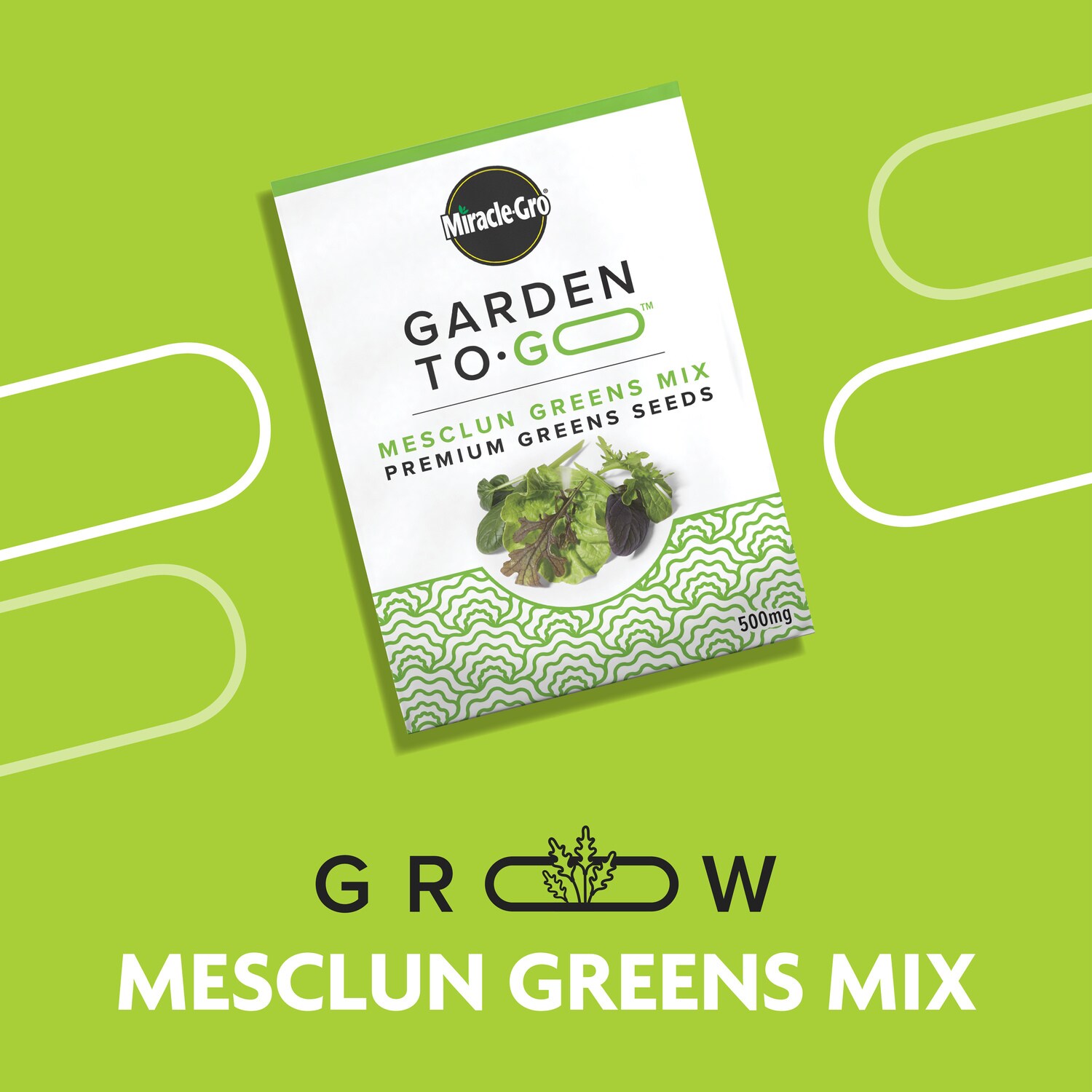 Miracle-Gro Garden to Go Mesclun Greens Mix Plastic Hydroponic System ...