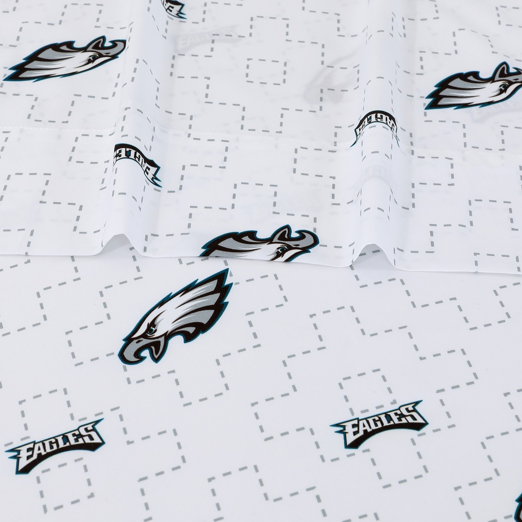 Cathay Sports Philadelphia Eagles 3-Piece Midnight Green/Silver Full/Queen  Comforter Set in the Bedding Sets department at