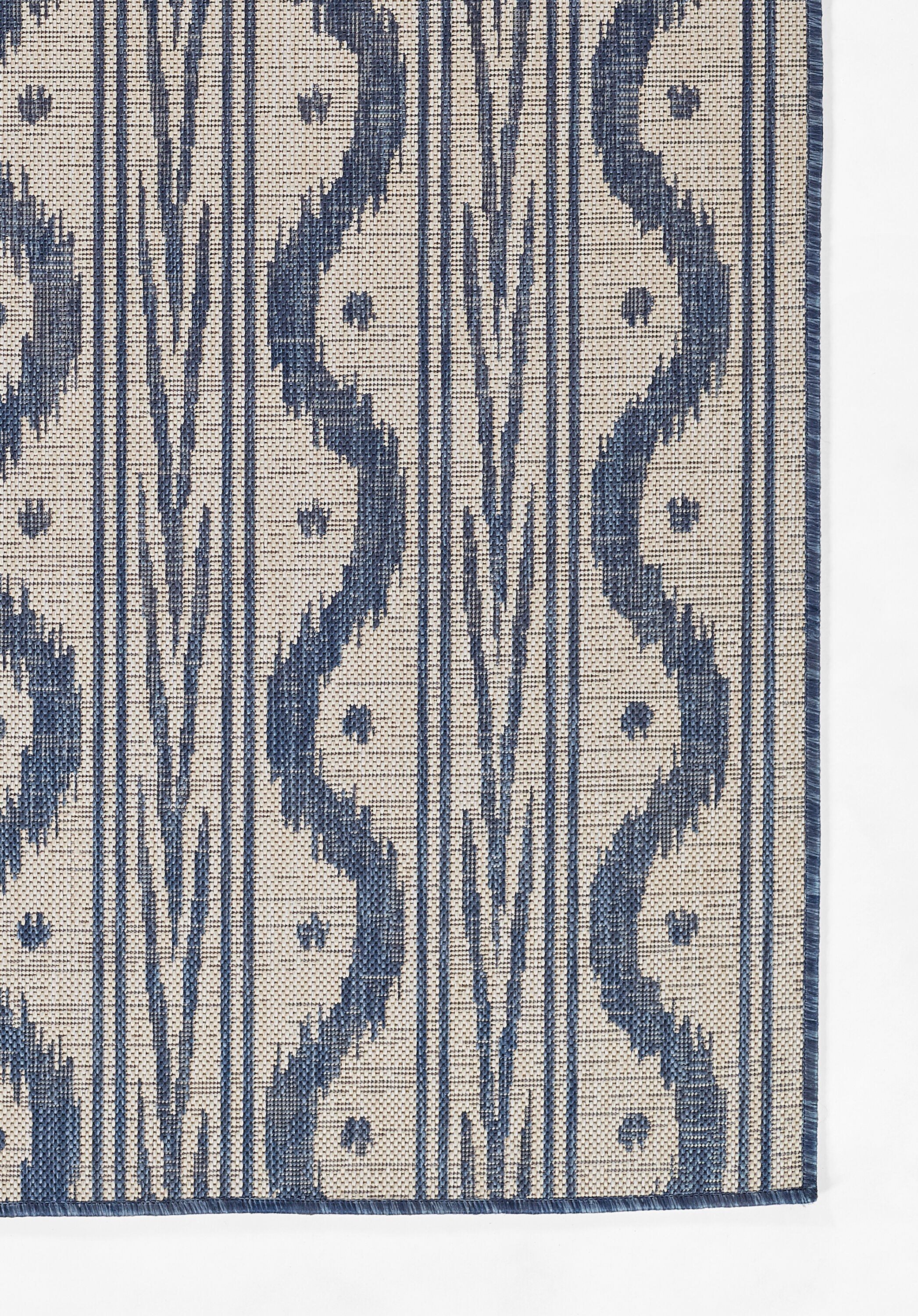 Momeni 4 X 6 (ft) Blue Indoor/Outdoor Area Rug in the Rugs 