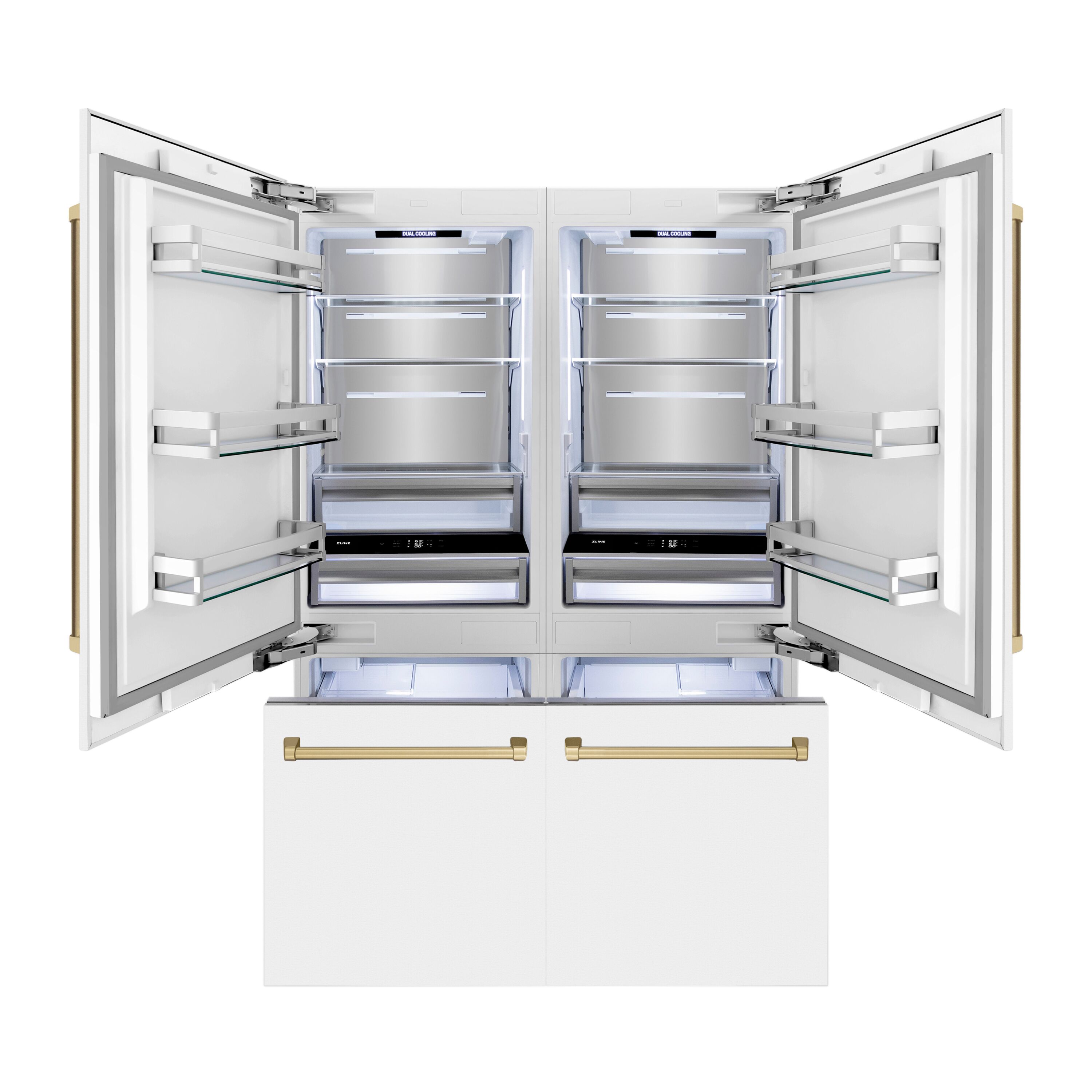 ZLINE KITCHEN & BATH RBIVZ-WM-60-CB French-Door-Refrigerators - View #4