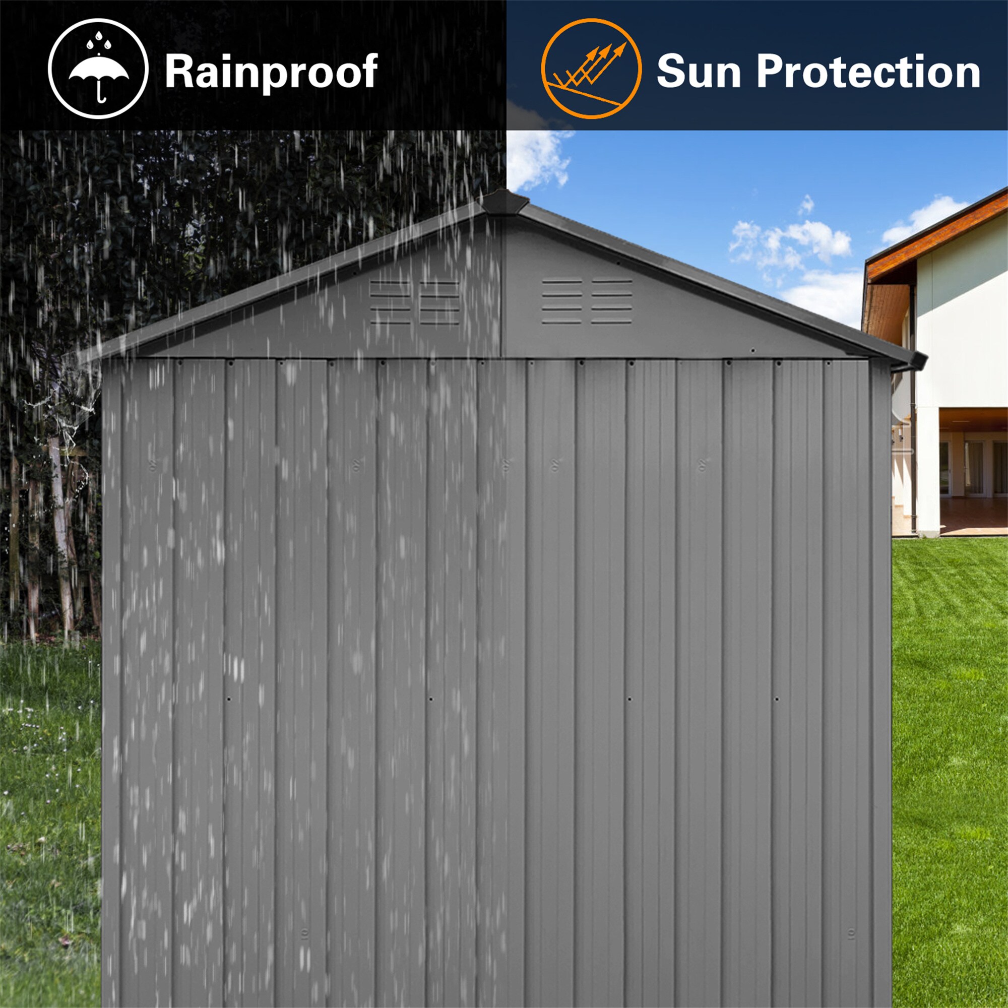 BABOOM BOM-S00062-OR Metal-Storage-Buildings-Sheds - View #7