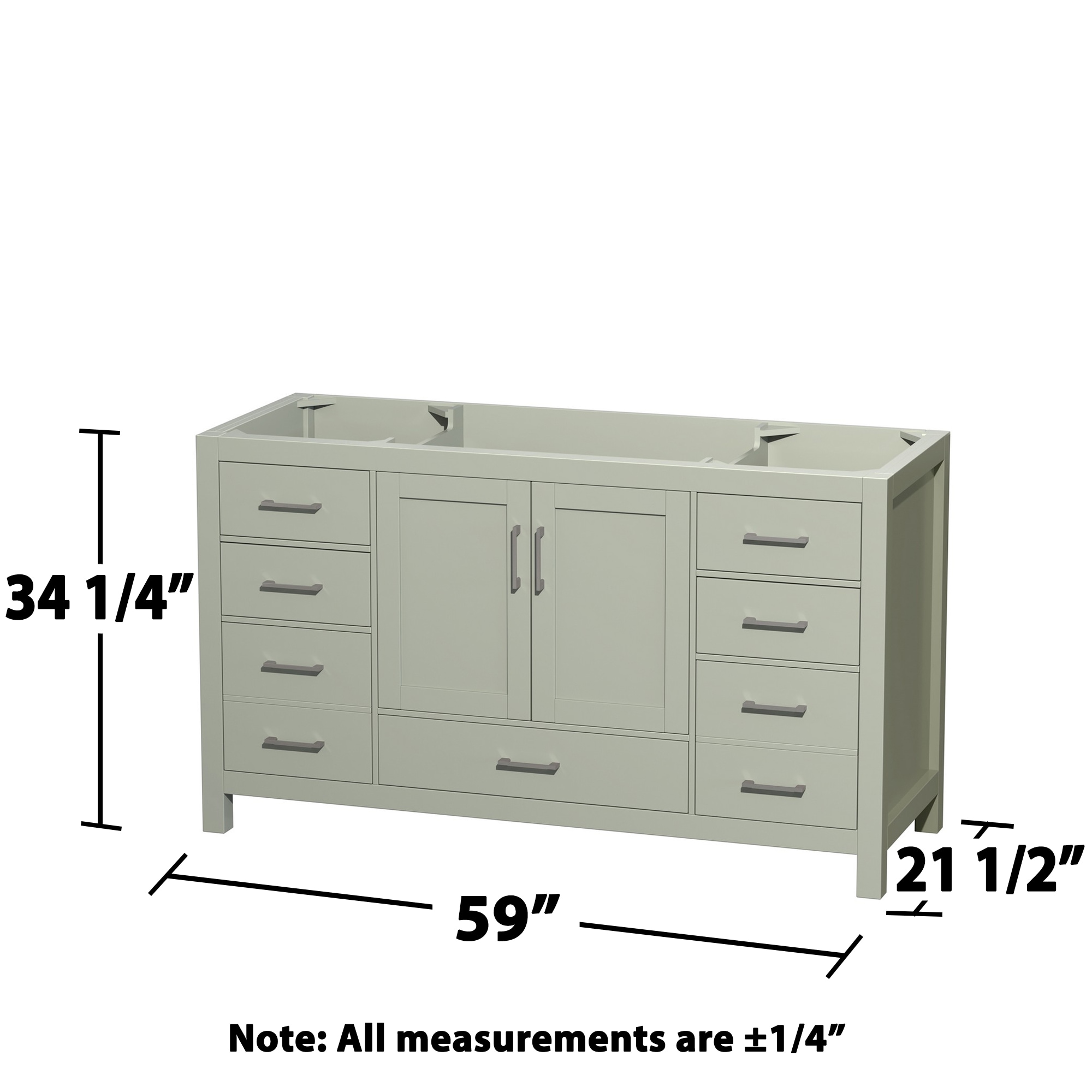 Wyndham Collection WCS141460SLGCXSXXMXX vanities - View #3