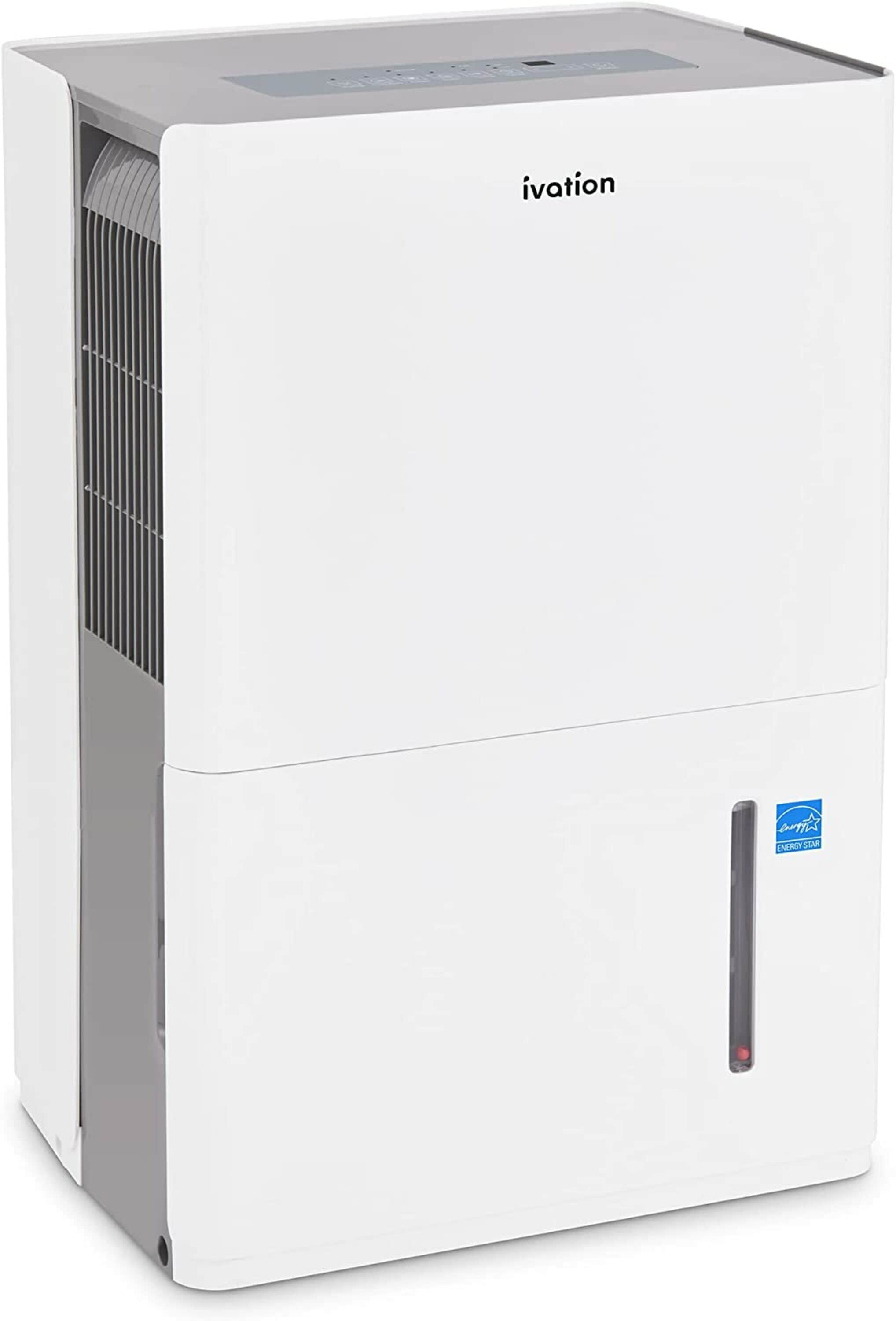 BLACK+DECKER 50-Pint 2-Speed Dehumidifier ENERGY STAR (For Rooms 3001+ sq ft)  in the Dehumidifiers department at