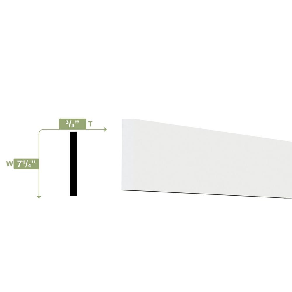 Ekena Millwork S4S1X8X96SWPV Window-Door-Casings - View #2