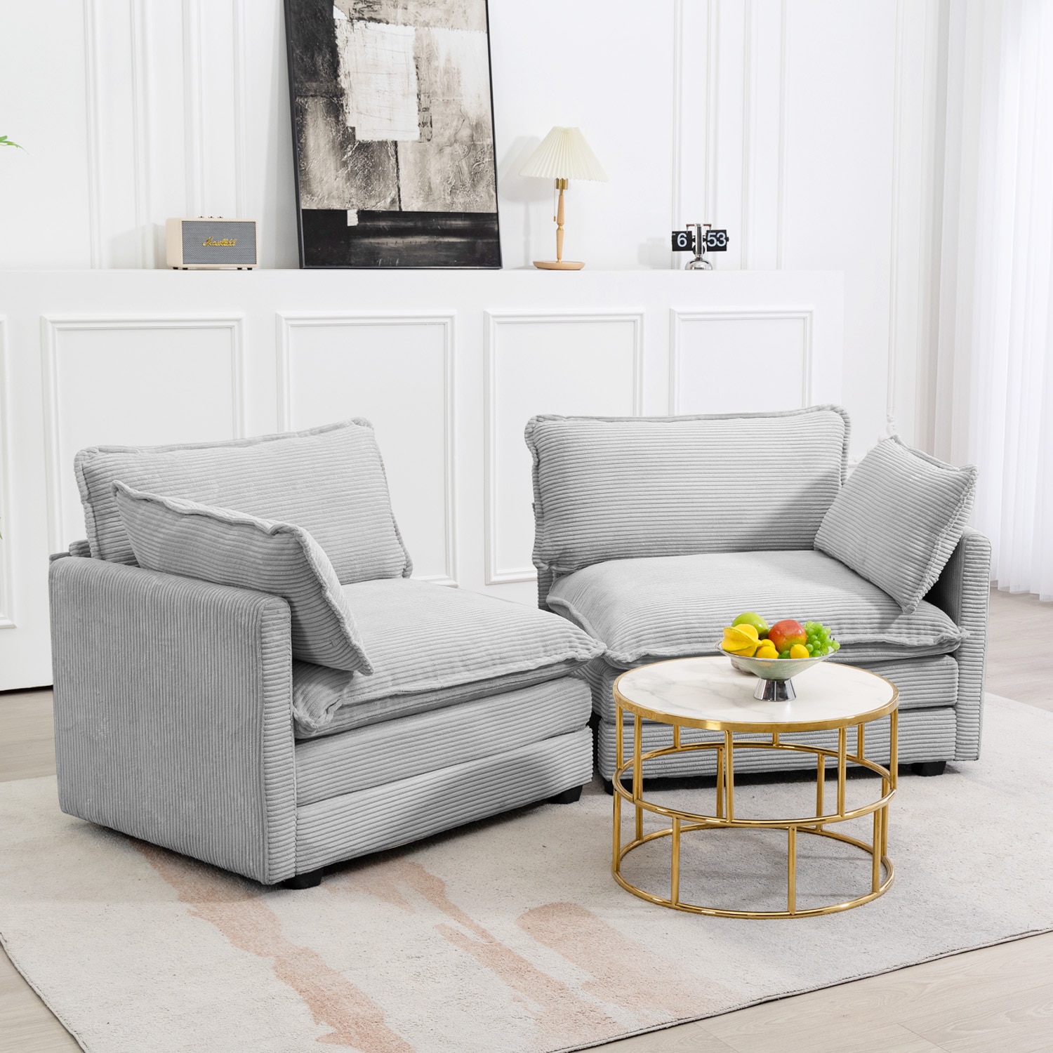 VOUA SAF-ASDJY-BE Sofas-Loveseats - View #2