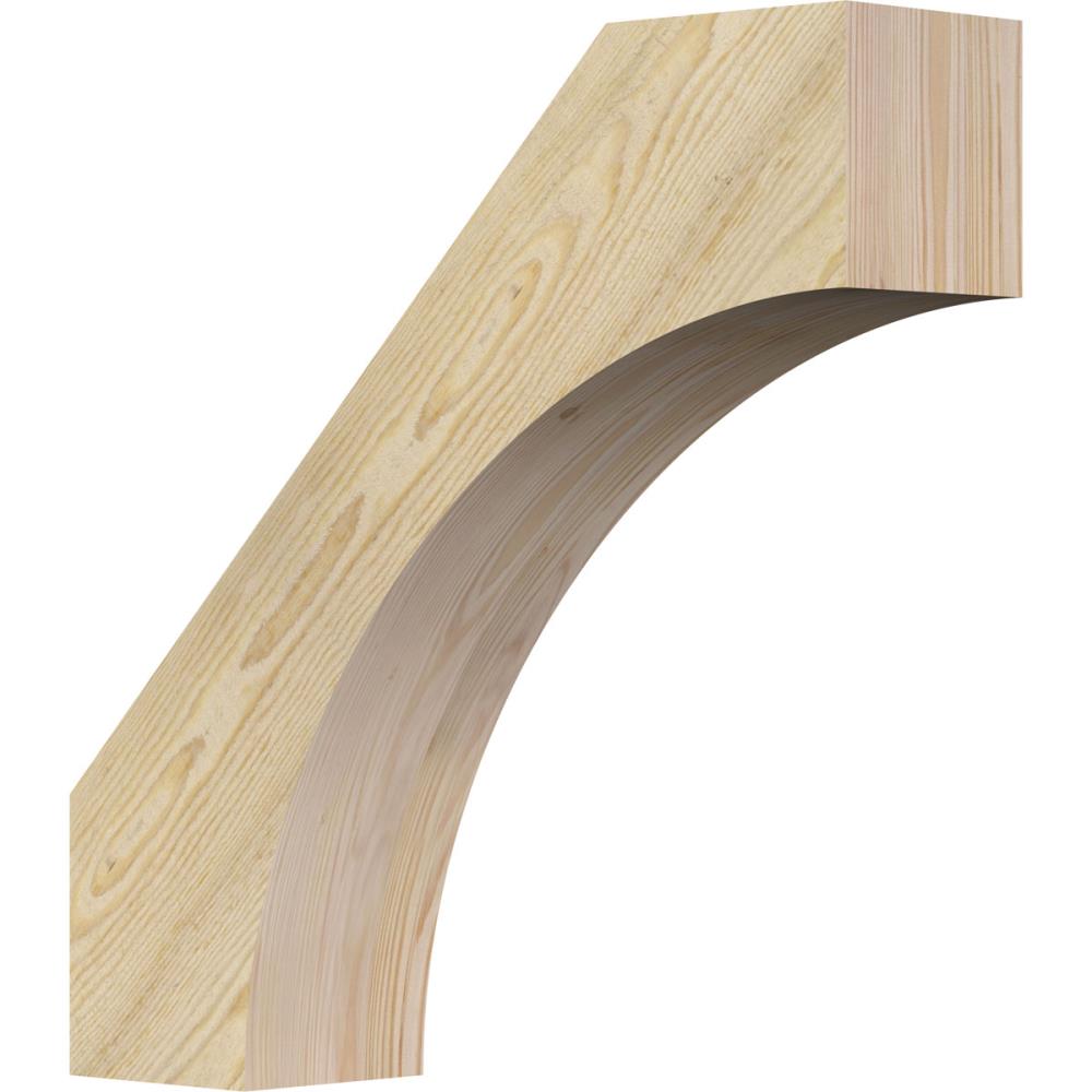 Ekena Millwork BRC06X24X24WTL00RDF 6-in x 24-in x 24-in Douglas Fir Wood Westlake Tough Sawn Knee Brace