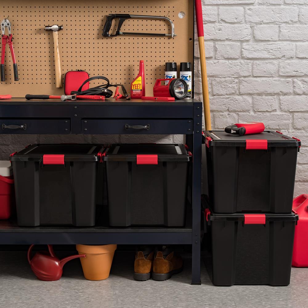 IRIS 588781 Plastic-Storage-Totes - View #5