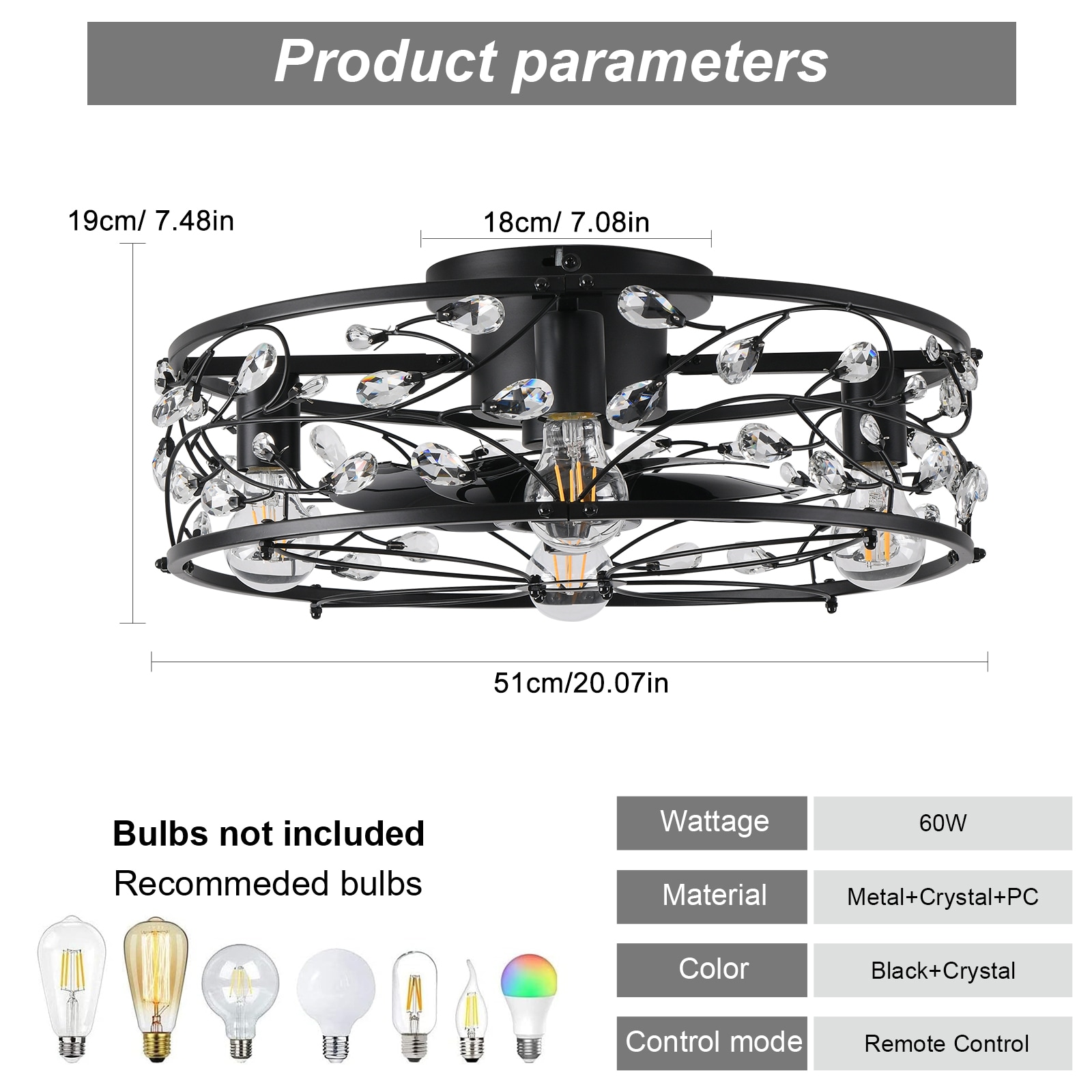 Siittoo JD7066-4B Ceiling-Fans - View #3
