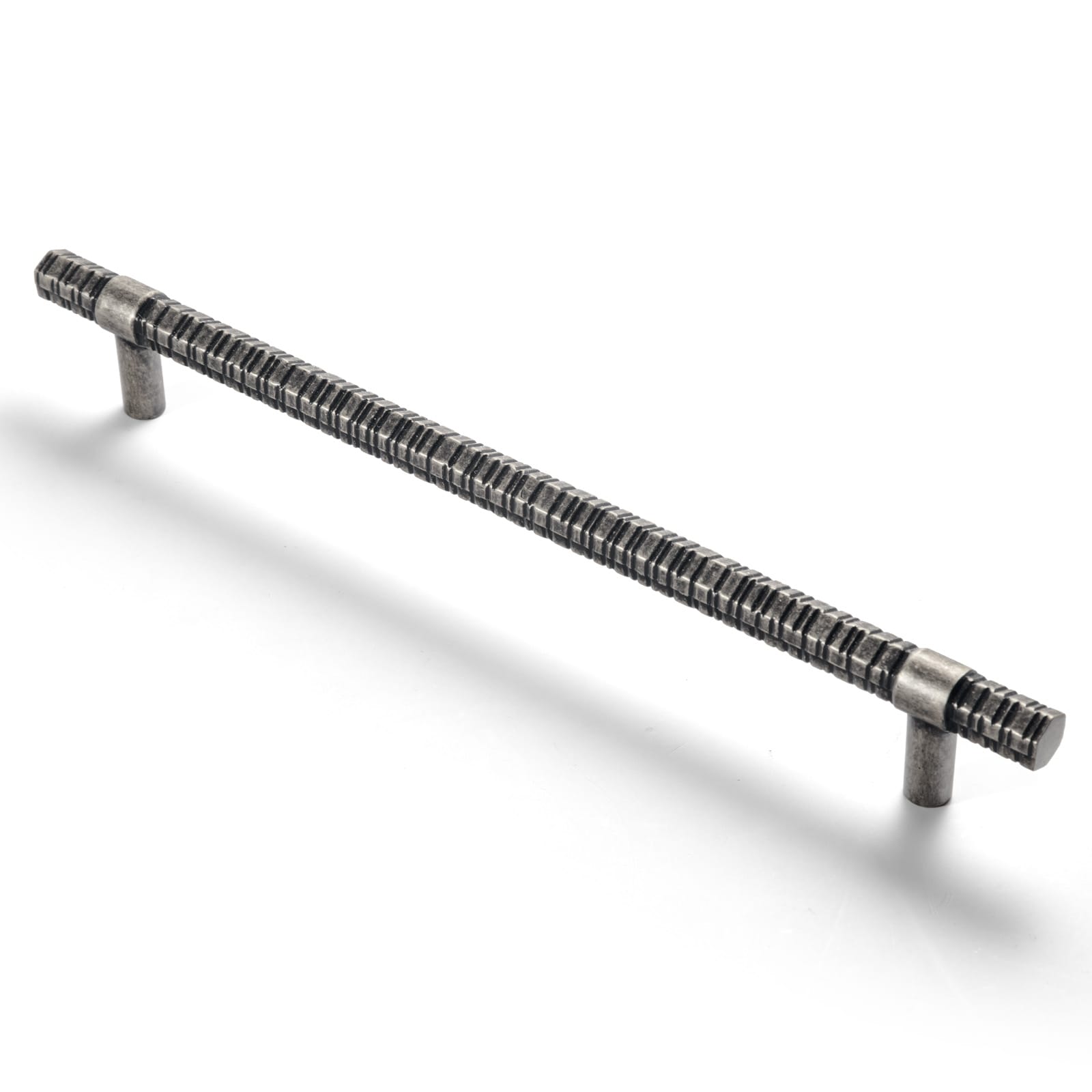 Miaokesen 2024GY-192 7-9/16-in , 192mm Center to Center Antique Silver Cylindrical Bar Drawer Pull 6 -Pack