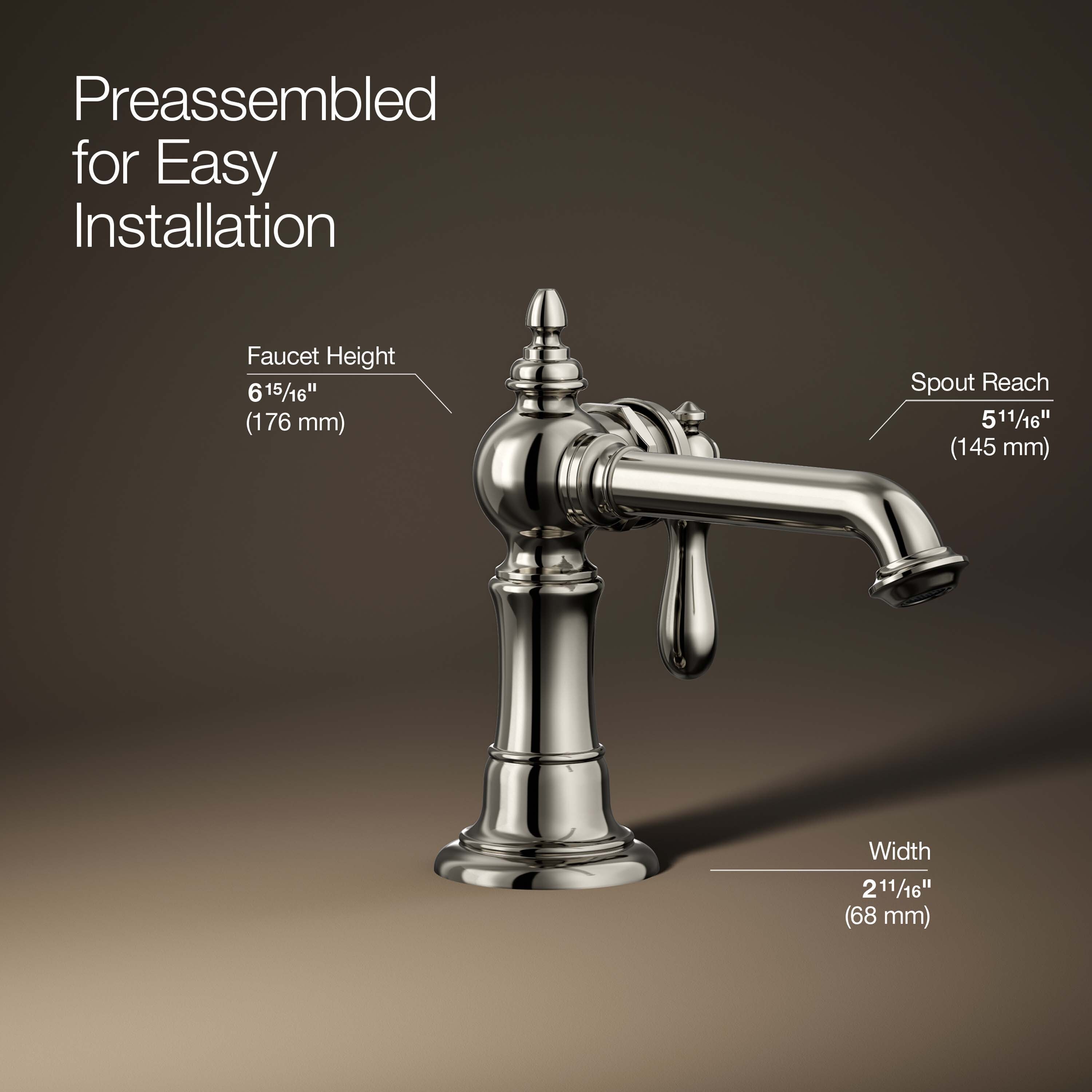 KOHLER 72762-9M-SN Lavatory-Faucets - View #4