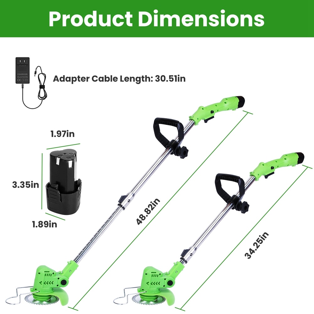 SUNOYAR BFMNYMPWAQ Cordless-String-Trimmers - View #12
