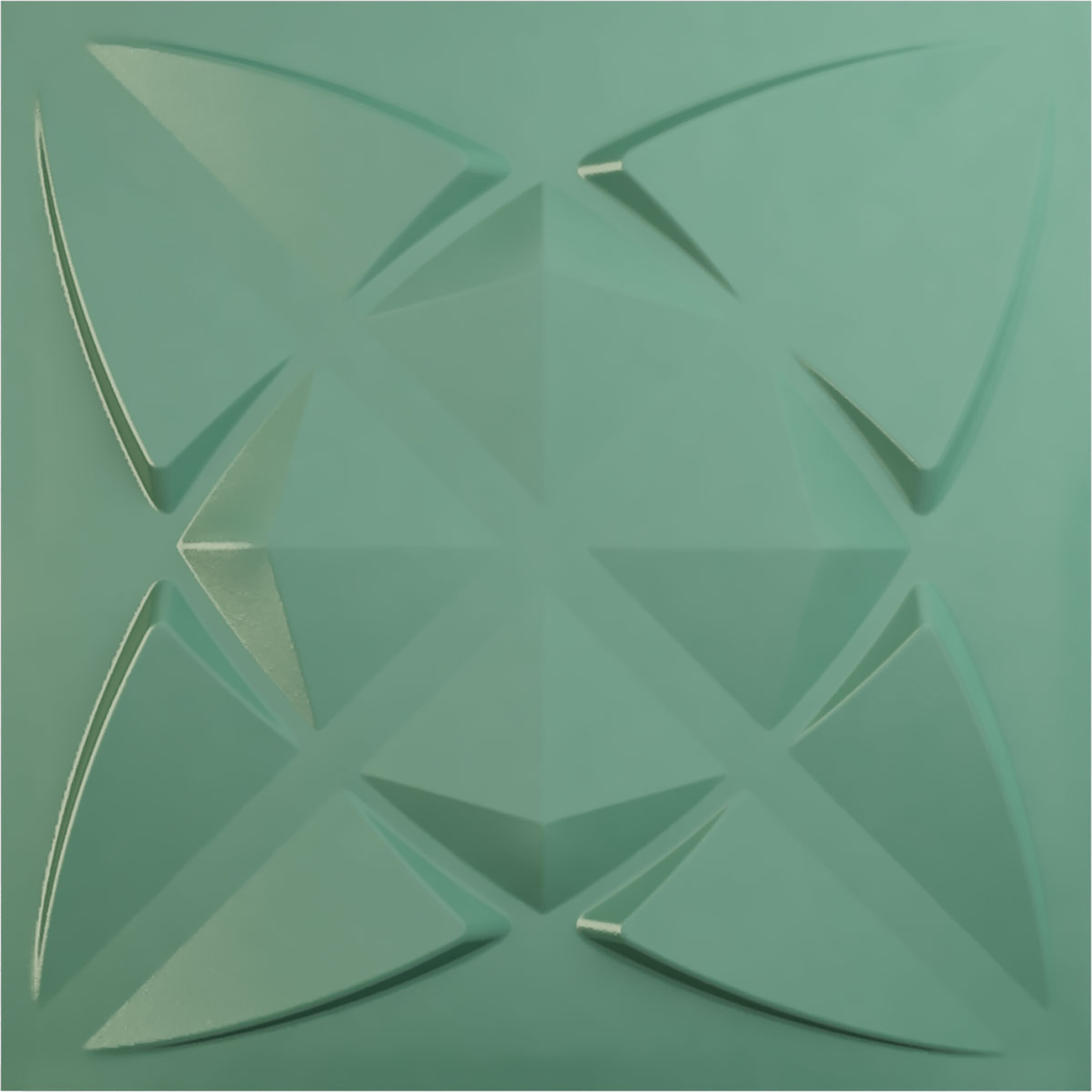 Ekena Millwork WP20X20BMFSM-CASE-12 19-5/8-in x 19-5/8-in Embossed Paintable/Stainable Green PVC Wall Panel ( 12 -Pack, Covers 32.04 )