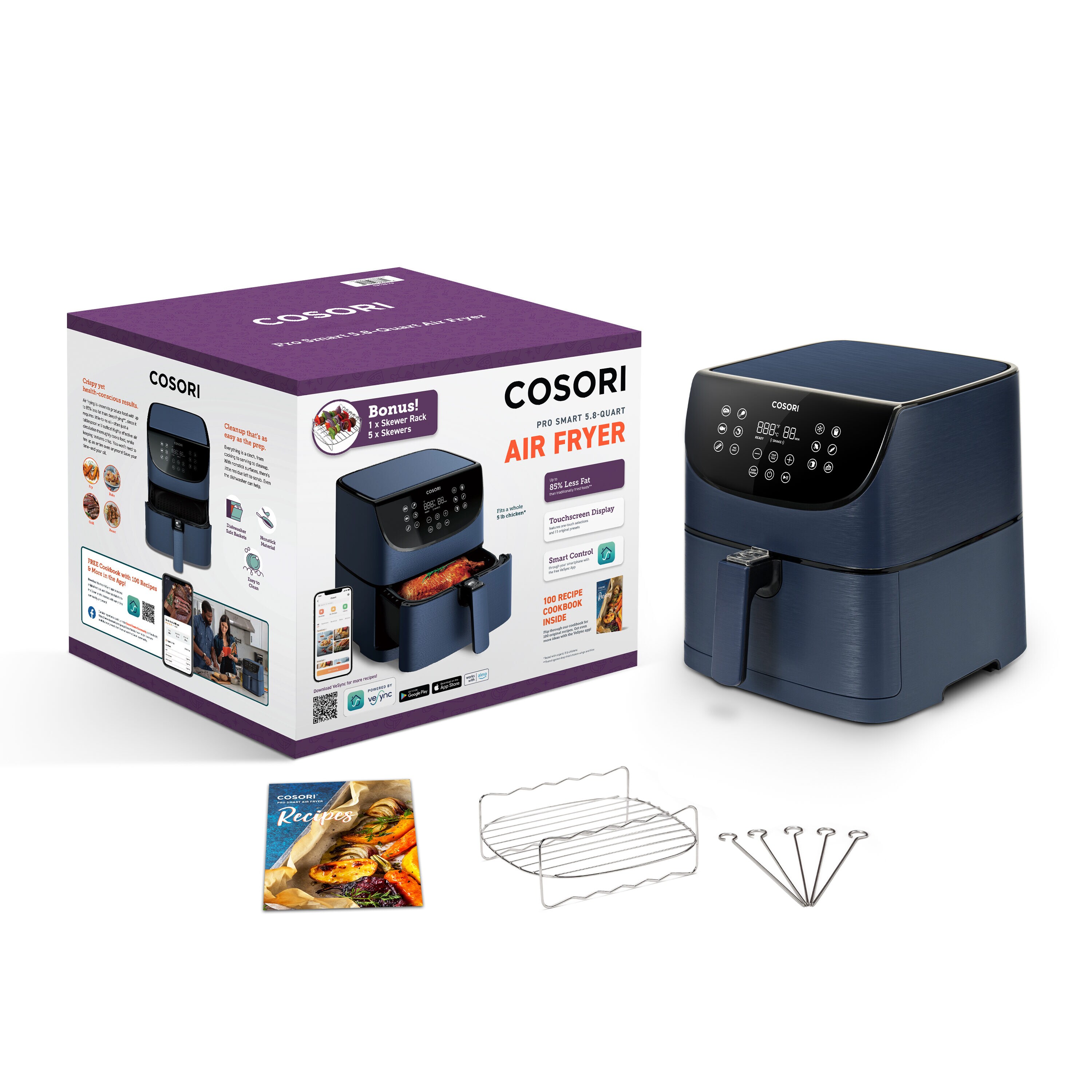 Cosori Smart WiFi 5.8 Quart Air Fryer 