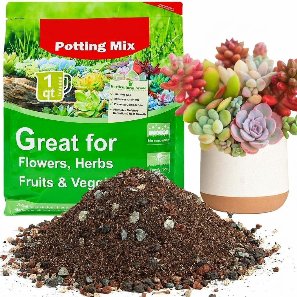 Adrinfly -  Orchid Potting Mix Kit Natural Moss Pine Bark Mulch Perlite Stone Coco Peat Indoor Re...