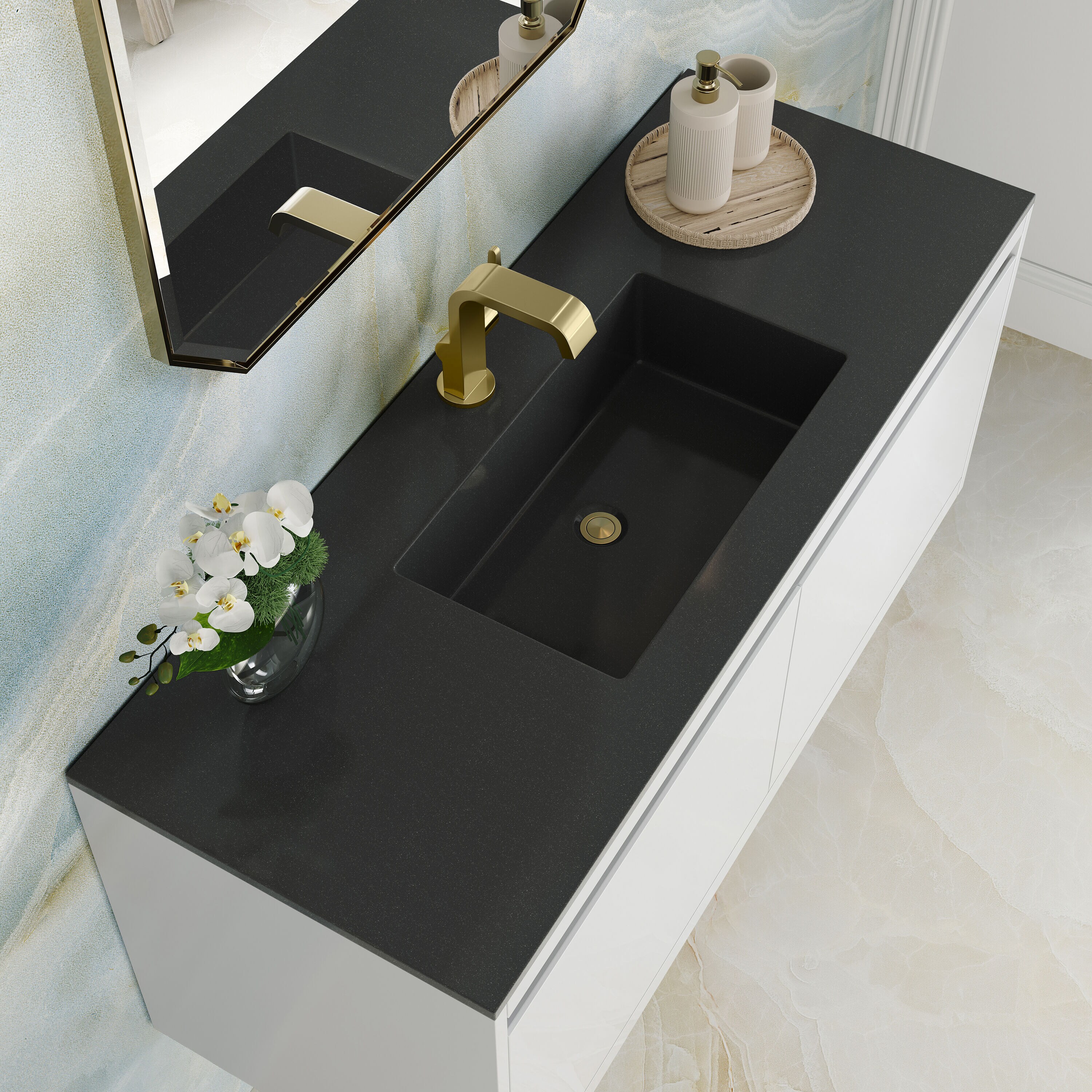 James Martin Vanities 805-V47.3-GW-CB-CH Bath-Vanity-Combo - View #6